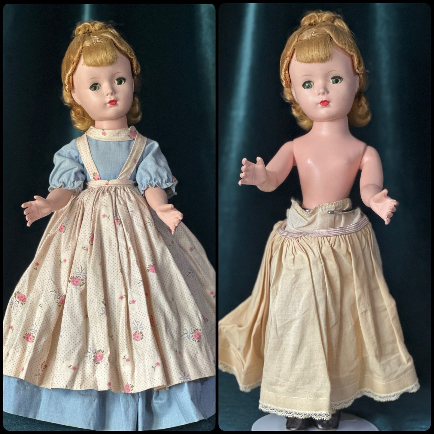 Lot of 5 Vintage 1950s Madame Alexander Little Women 14" Dolls Tagged Dresses