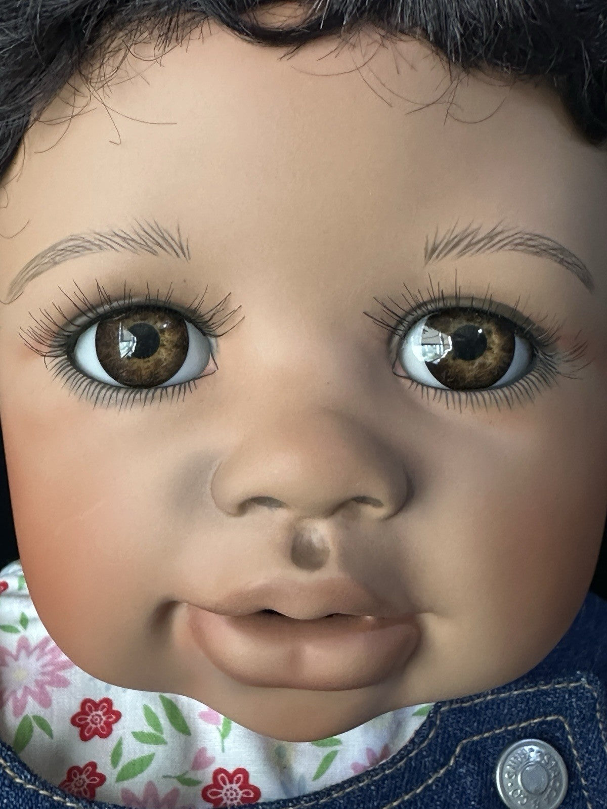 Collectible Porcelain 24” Doll “Jenna” by Monika Levenig LE 600 Tag/COA