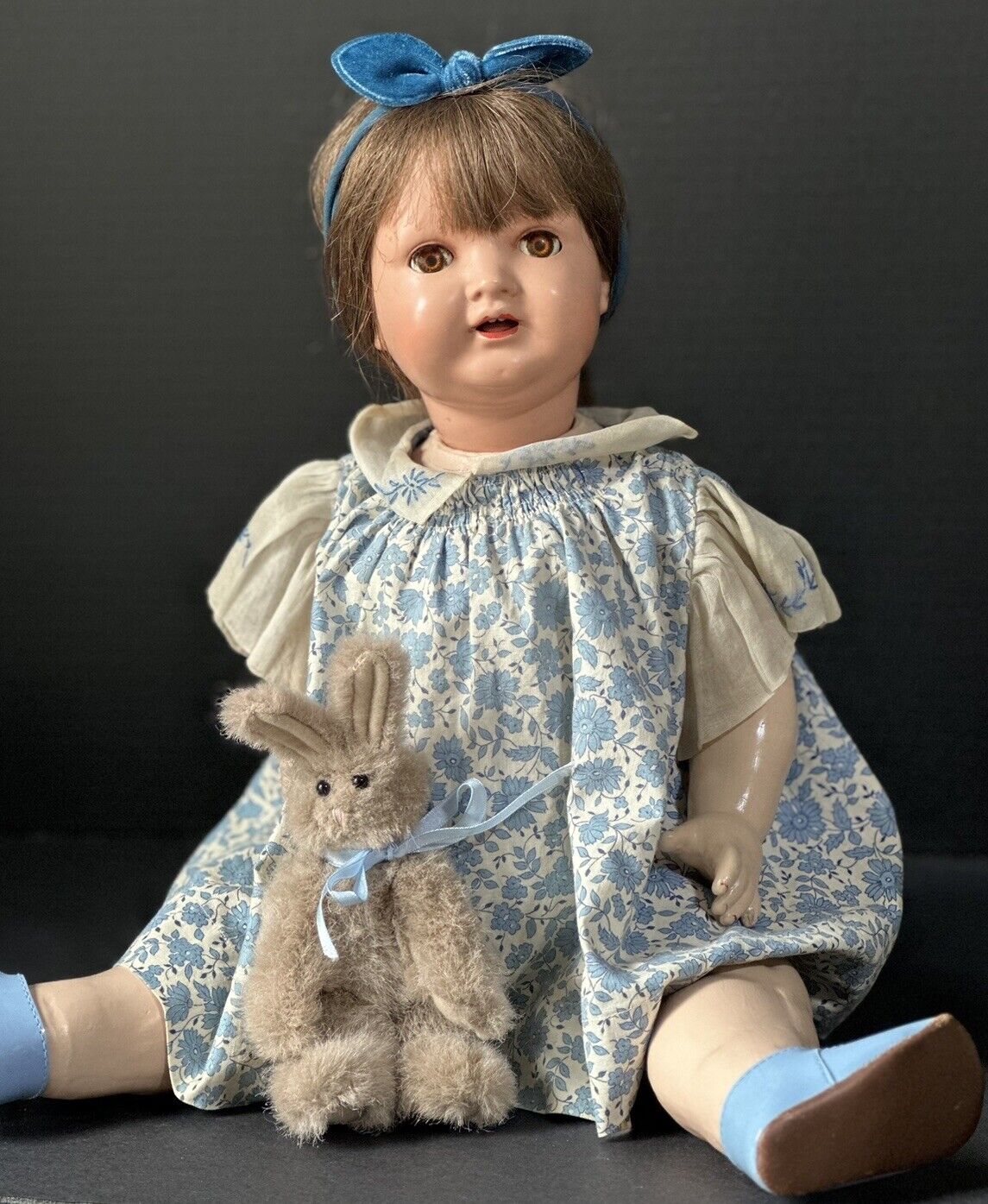 Antique German KWG (Keramische Werke Gräfenhain) 21” Doll Mold 133/2