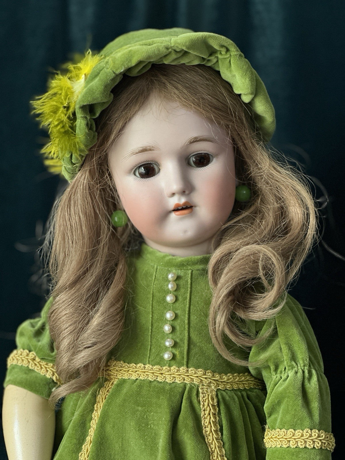 Antique German Simon Halbig Heinrich Handwerck Bisque Head 23” Doll