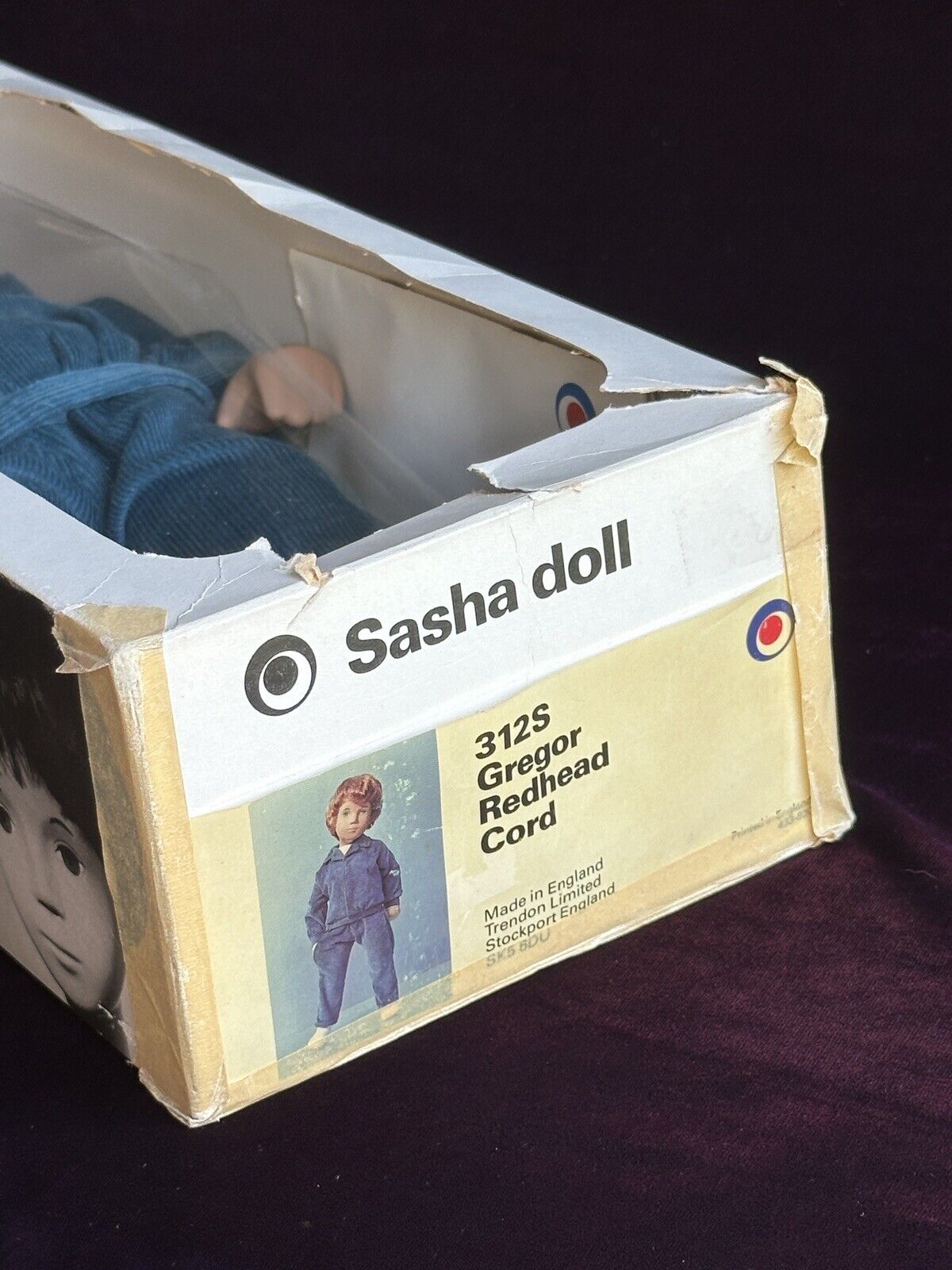 Collectible Vinyl Trendon Sasha Gregor 312s Boy Doll Made In England New In Box
