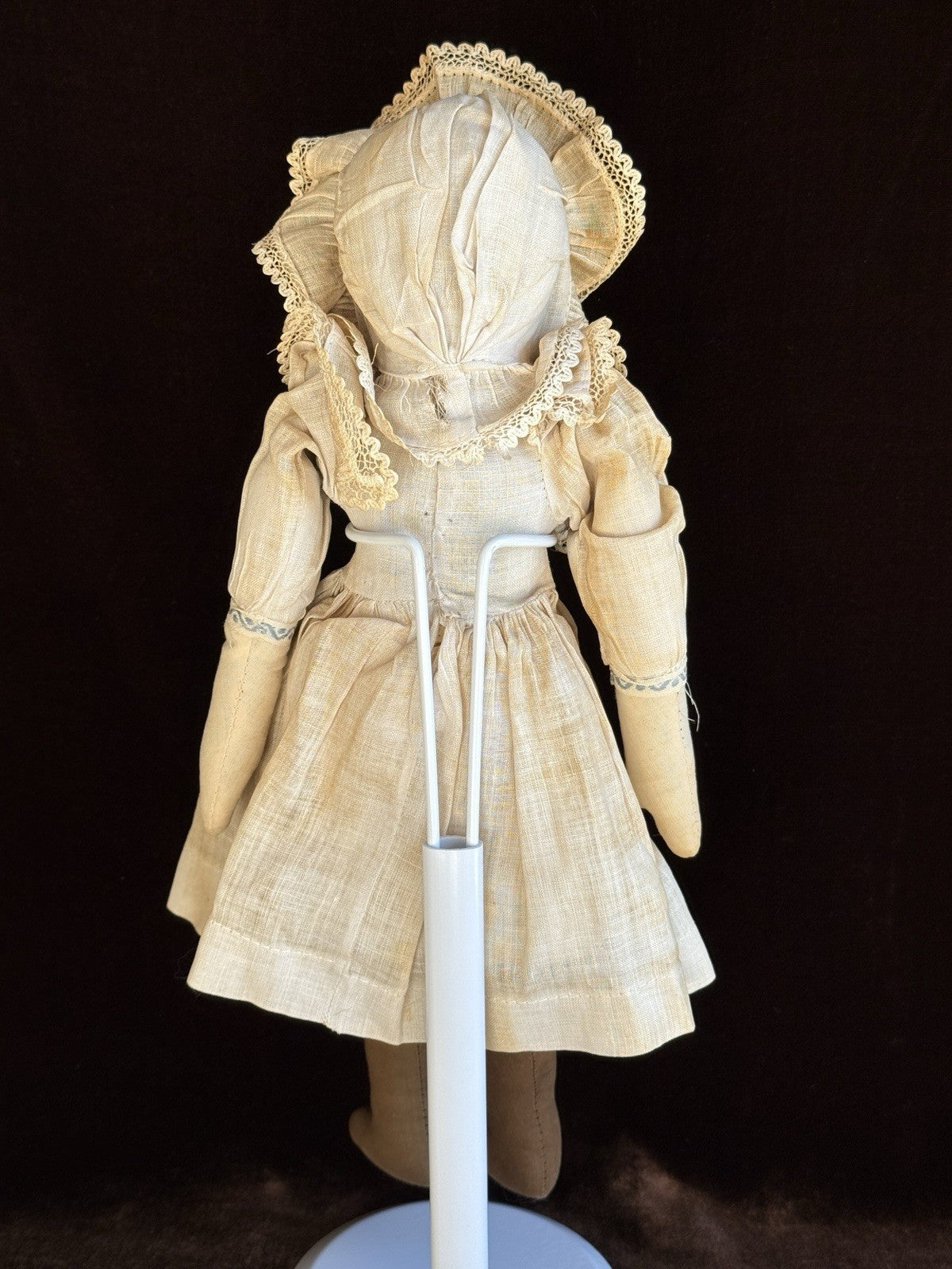 Antique American 13.5" Bruckner Babyland Lithograph Rag Doll