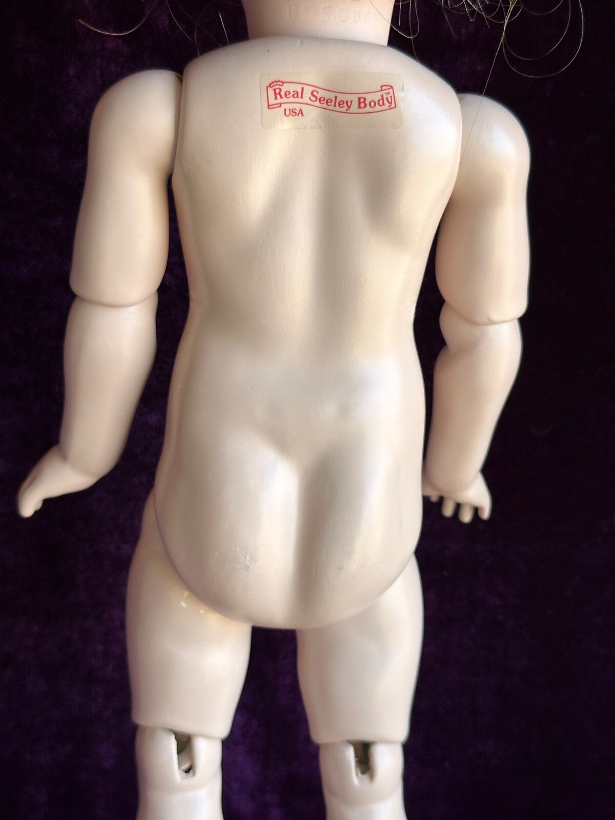 Porcelain 17” Reproduction of Antique French Rabery & Delphieu L'Intrepide Doll