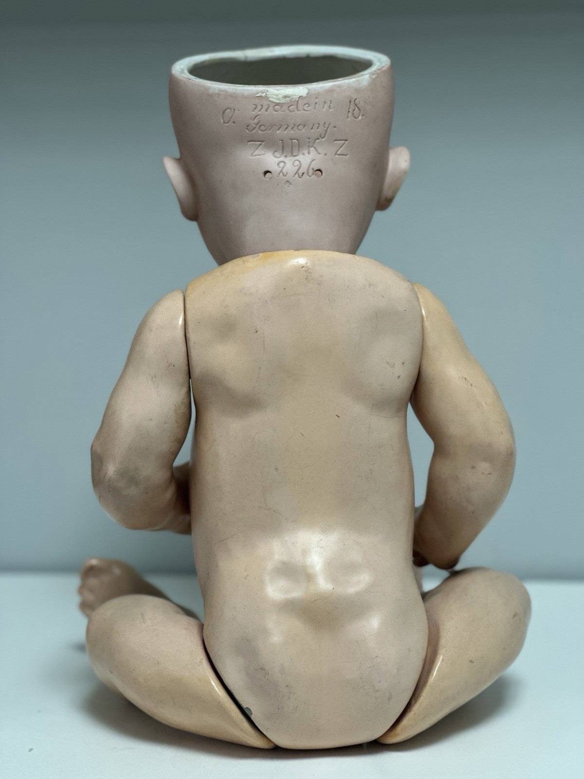 Large 23” Antique JDK Kestner 226 Bisque Baby Doll Composition Body