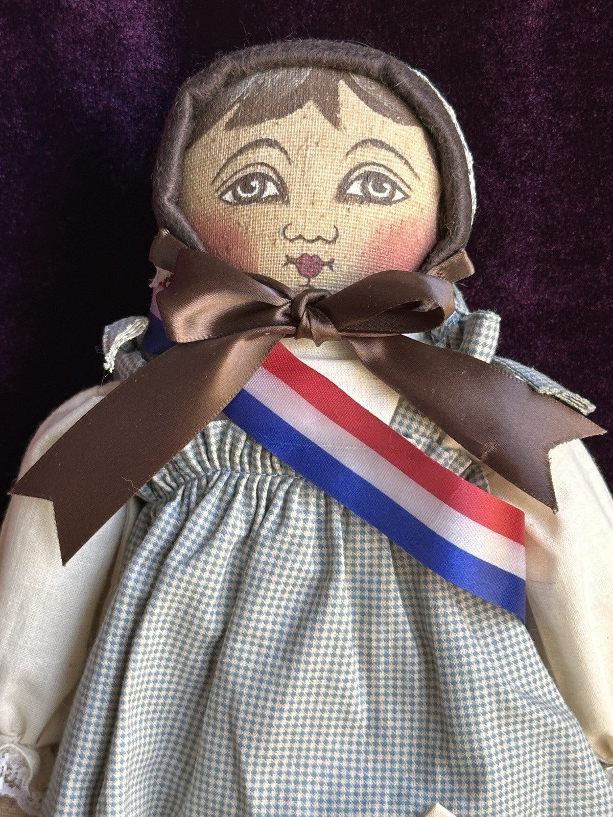 Lot of 3 Vintage Cloth Dolls Rappahannock Rags and Sharon Lee