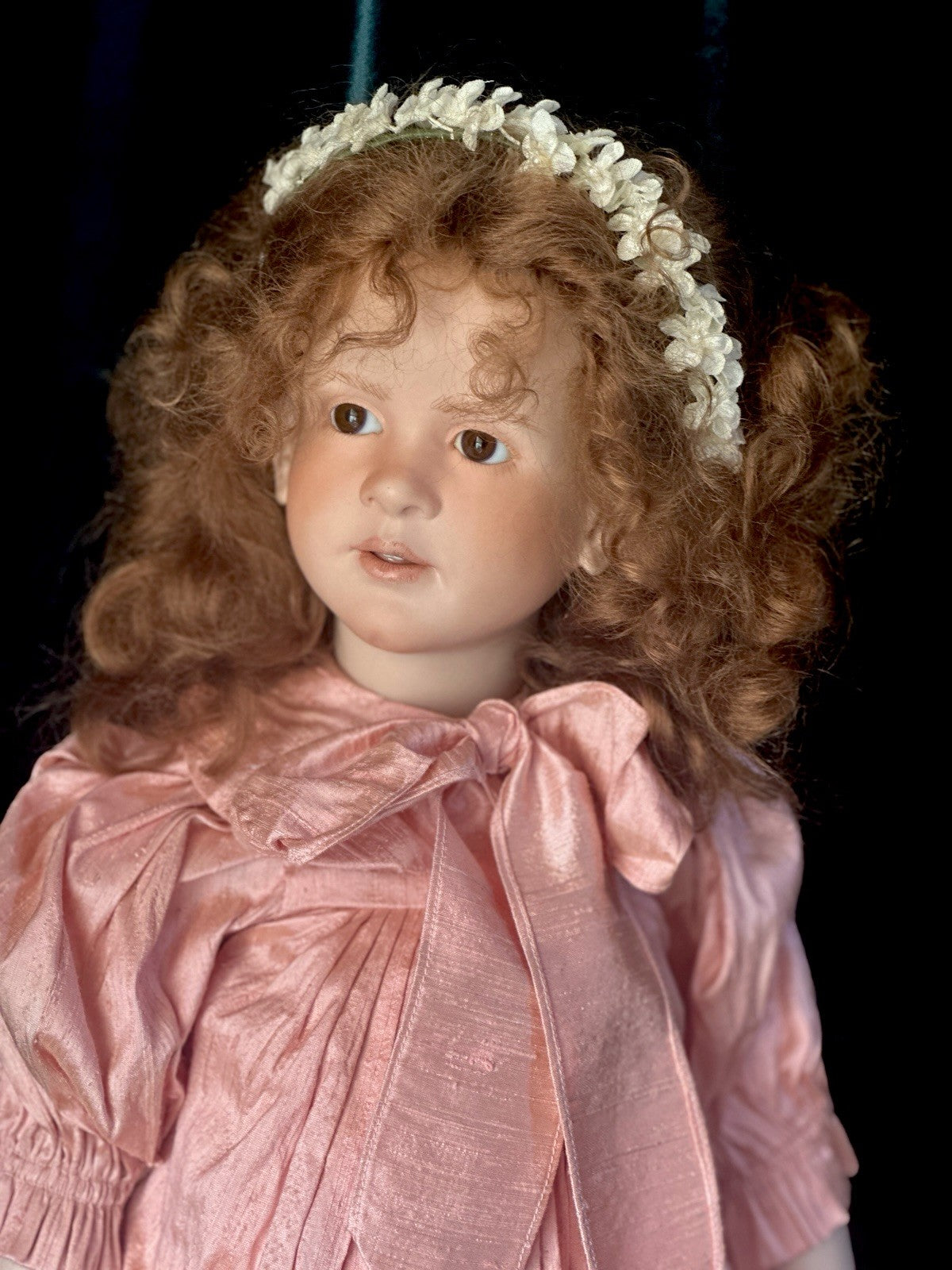 Collectible Artist 22” Porcelain Doll “Pauline” by Ruth Treffeisen LE 100 COA