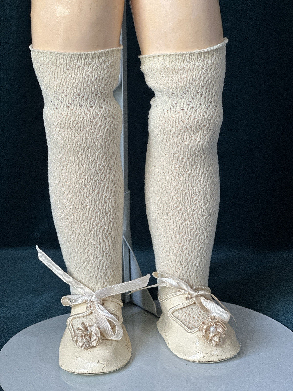 Antique German Shoenau & Hoffmeister Mold 1906 Bisque Head 27” Doll