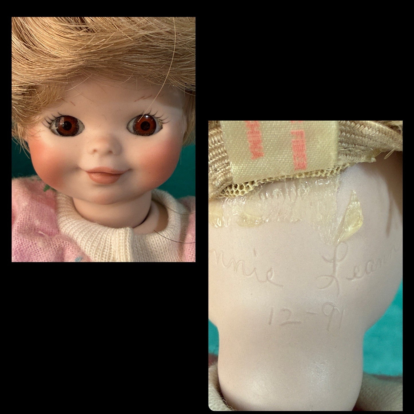 Lot of 5 Artists All Porcelain And Composition Body Dolls