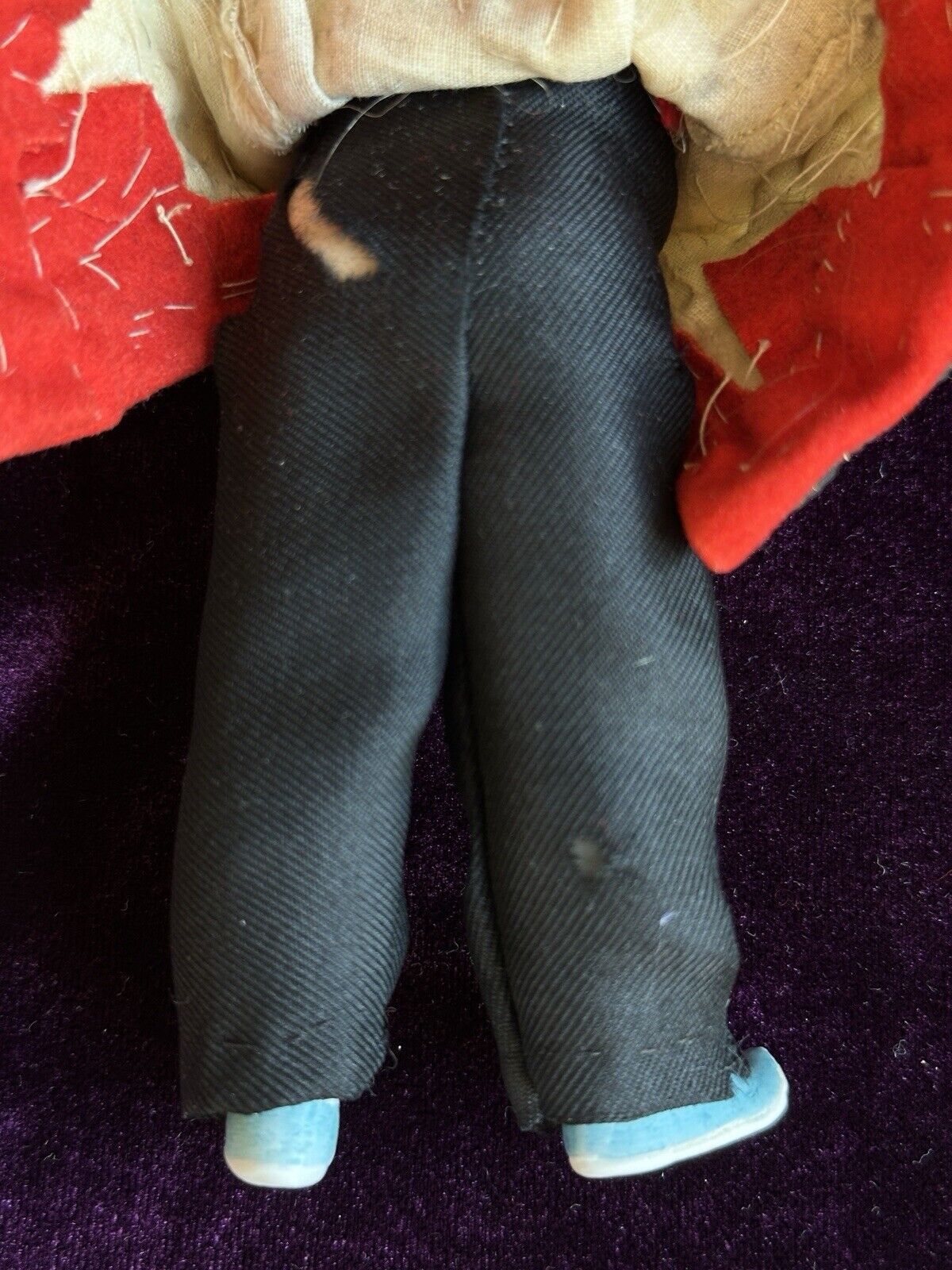 Antique German 6.75” Simon Halbig Asian All Bisque Oriental Boy Doll