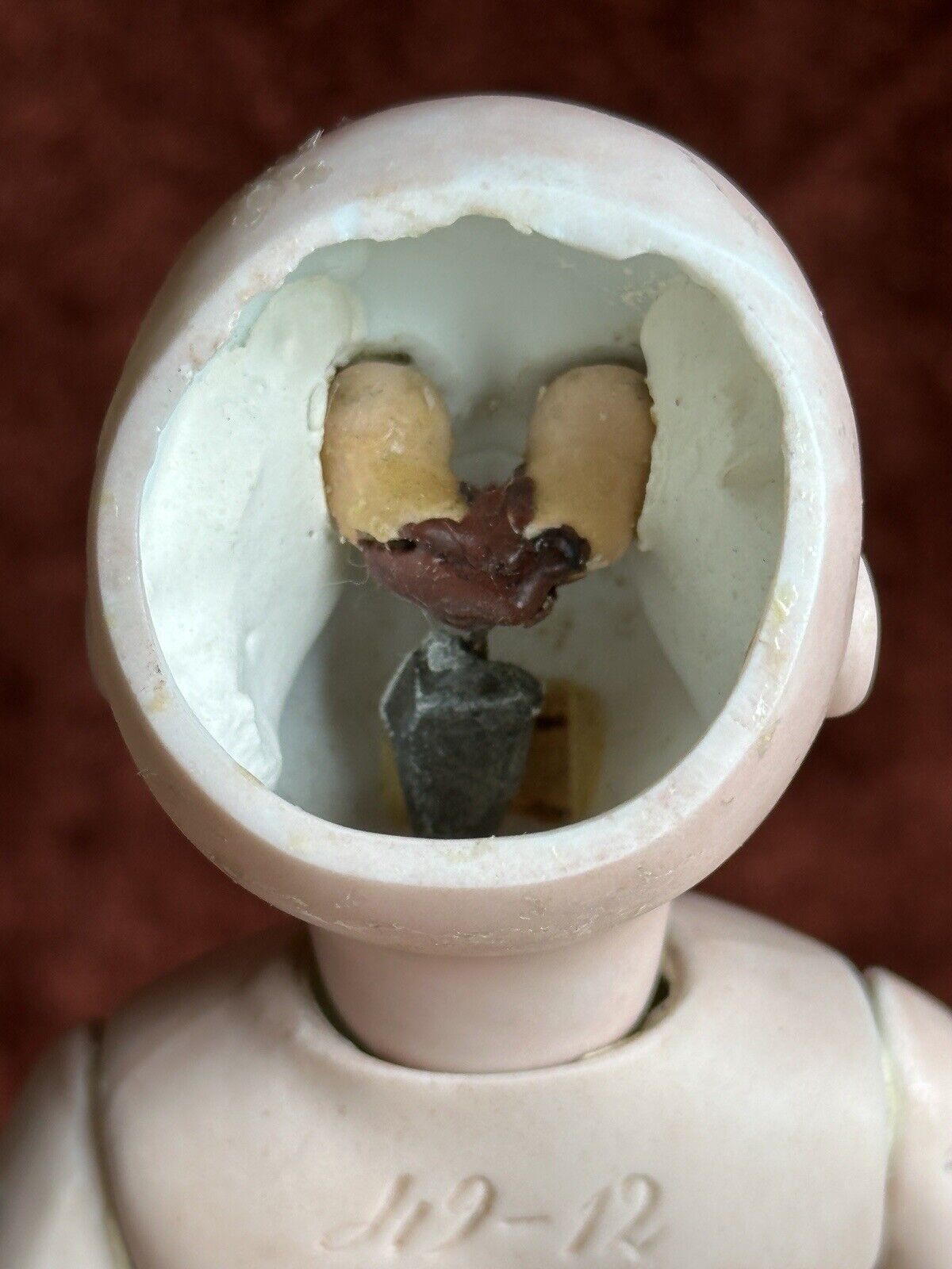 Antique German 8” All Bisque Gebruder Kuhnlenz (?) 49-12 Mignonette Doll