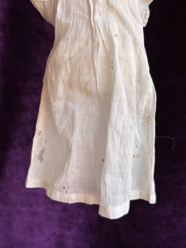 Antique German 5.25” All Bisque Miniature Baby Doll
