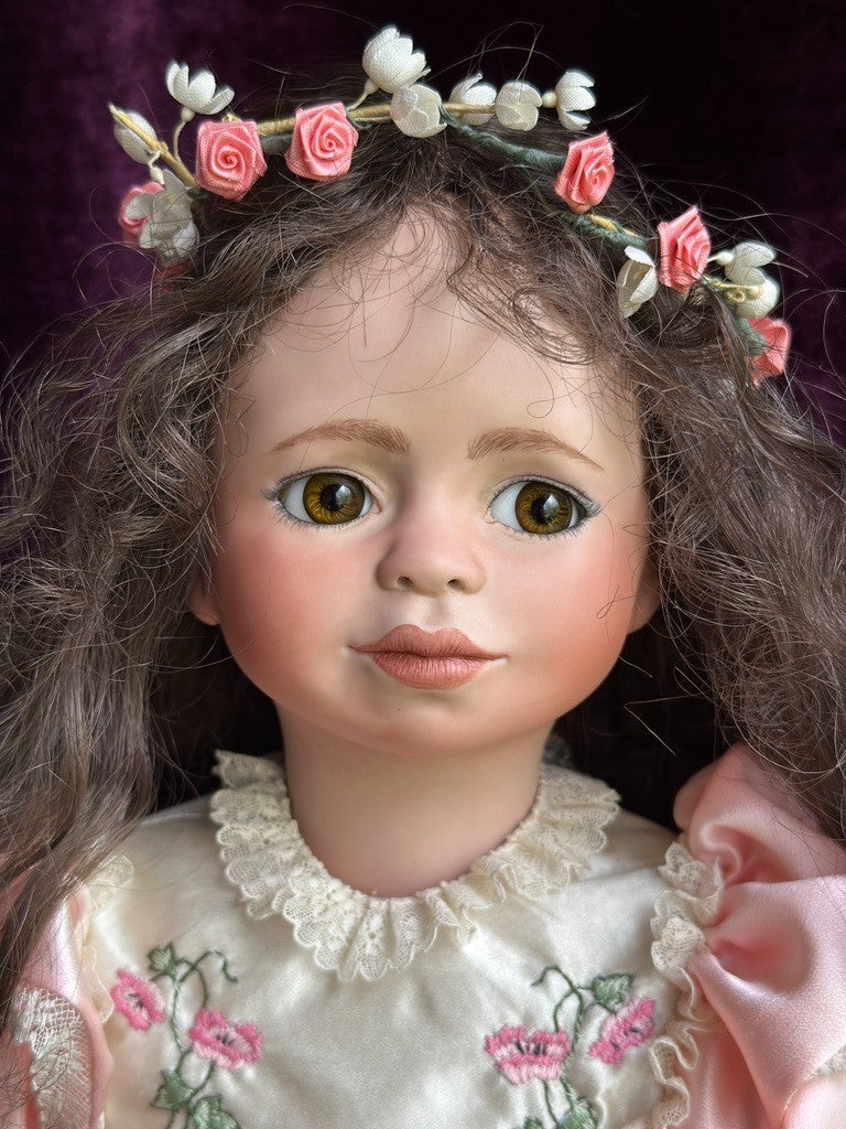 Collectible OOAK Porcelain Doll by Artist Madelaine Nell St. Clair with Tag