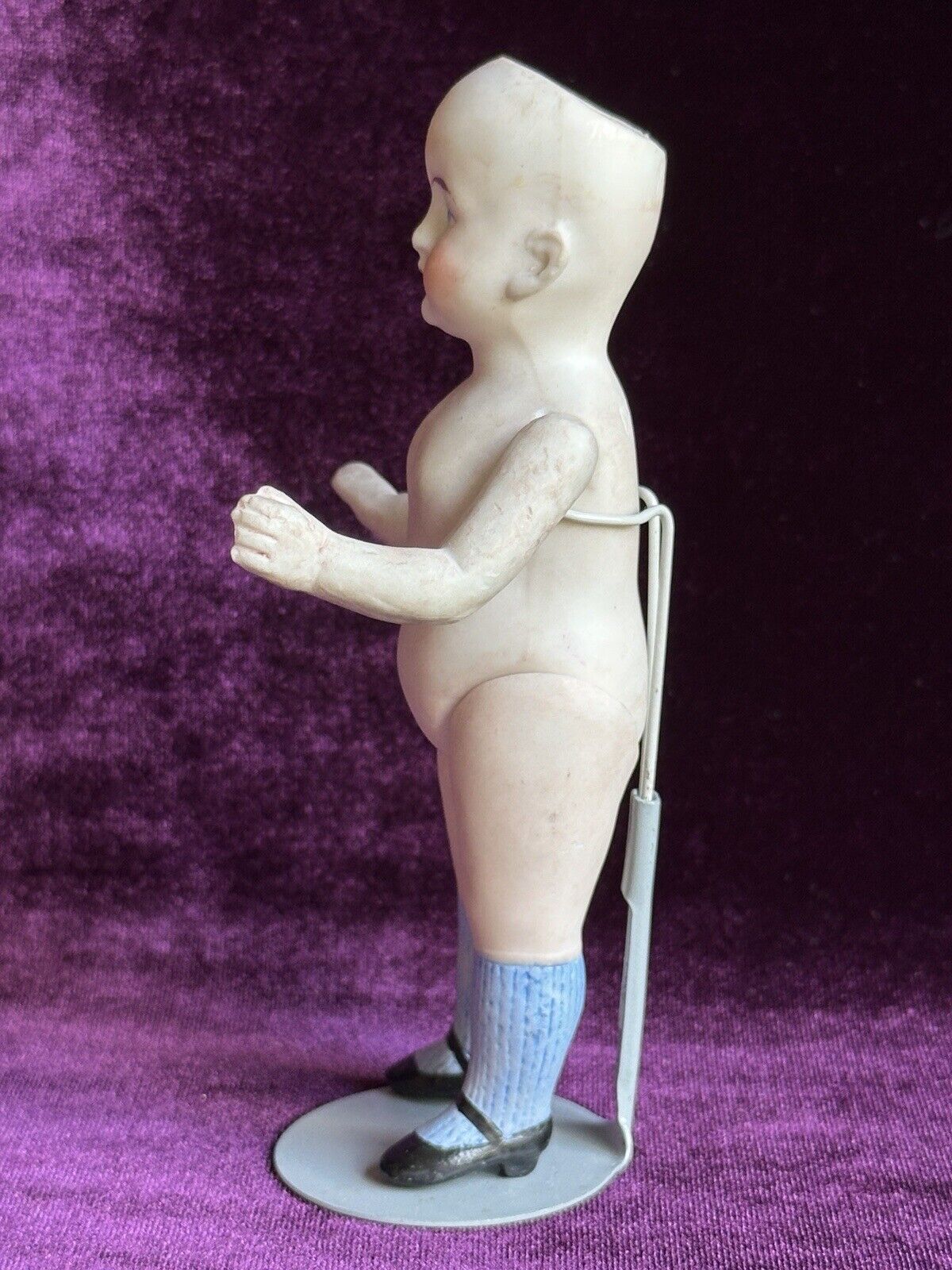 Antique German 5.25” All Bisque 8500 Miniature Dollhouse Mignonette Doll