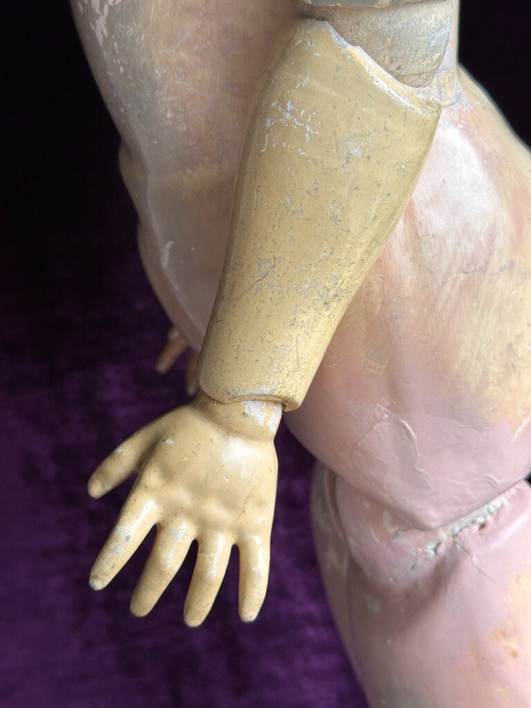 Huge Antique German 36" Simon Halbig 1079 Dep Bisque Head Doll
