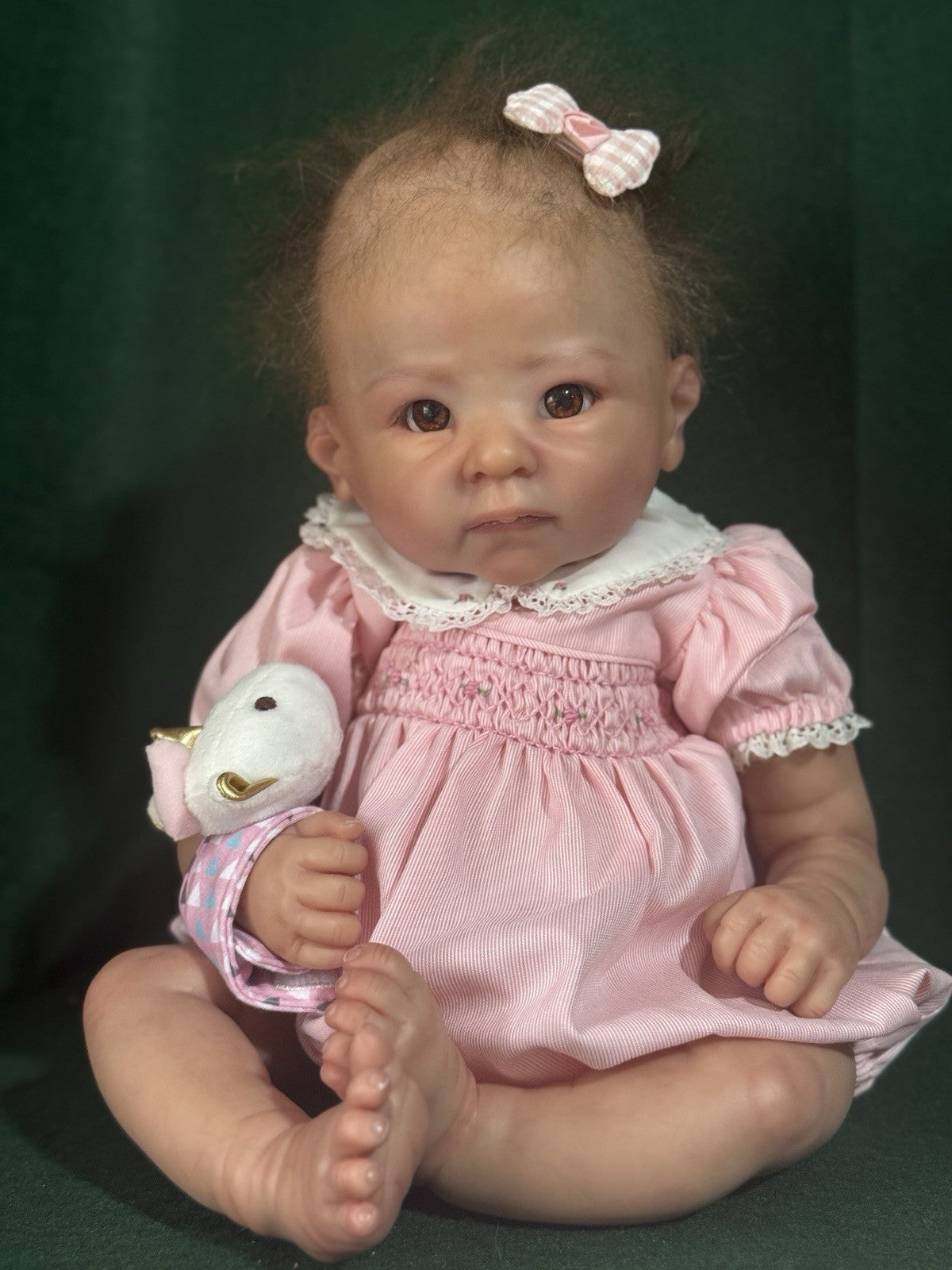 Realistic Reborn 18” Silicone Baby Girl Doll By “The Cradle"