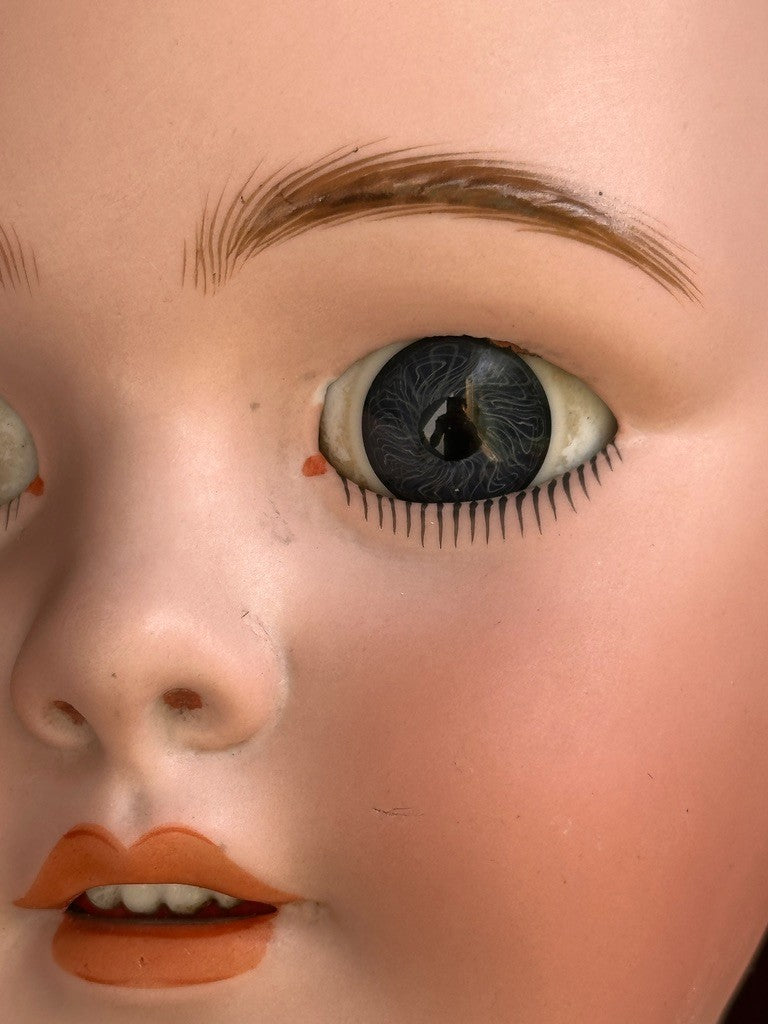 Rare Large Antique German 30" Simon Halbig 1269 Dep Bisque Head Doll