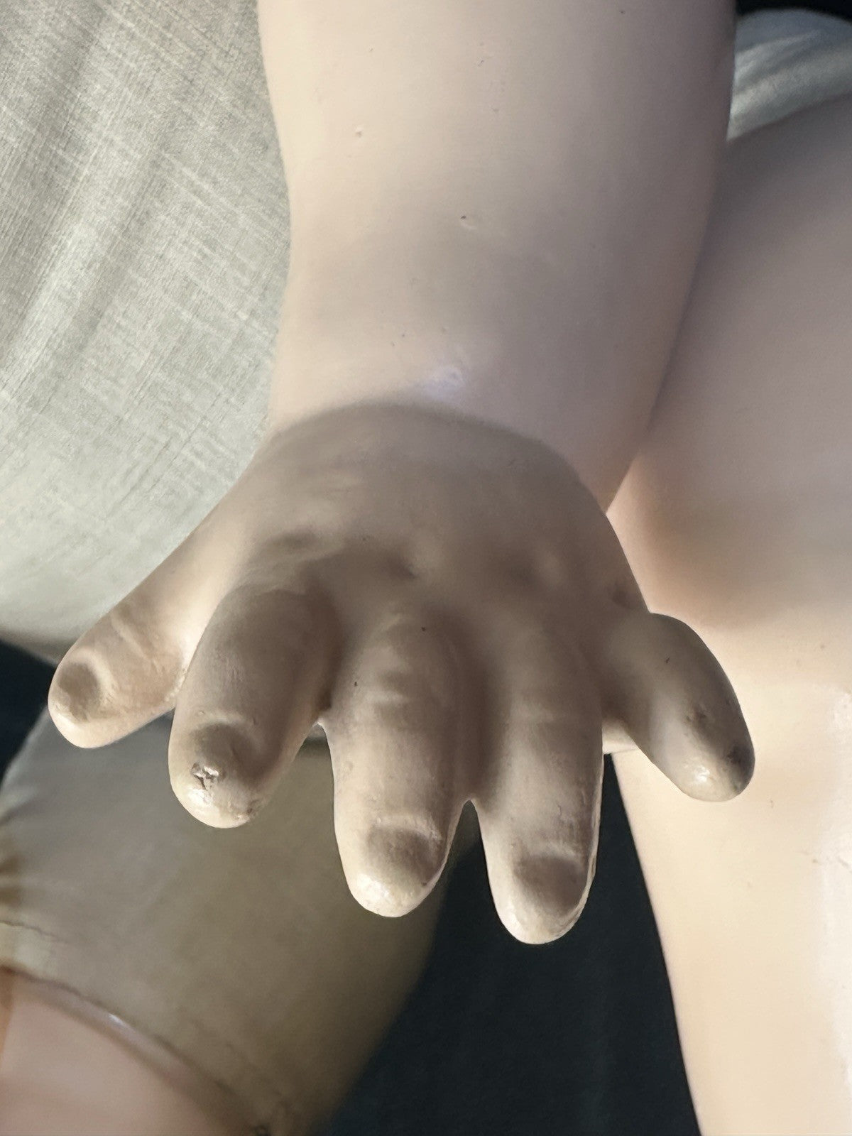 Large 26” Vintage American E.I.H Horsman Composition Doll Dimples