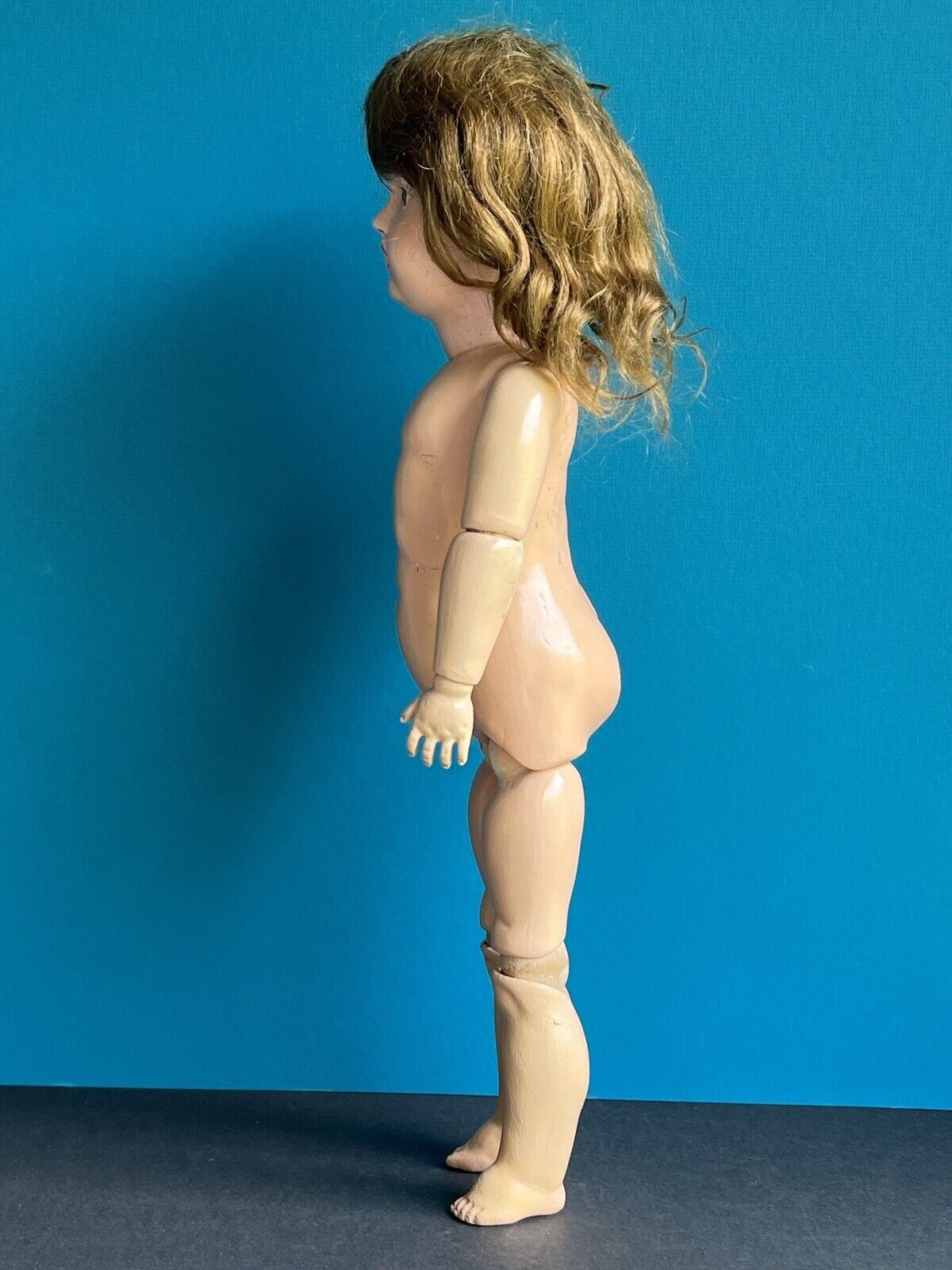 Rare Antique American 20” Composition Doll by F.A.M. Doll Company