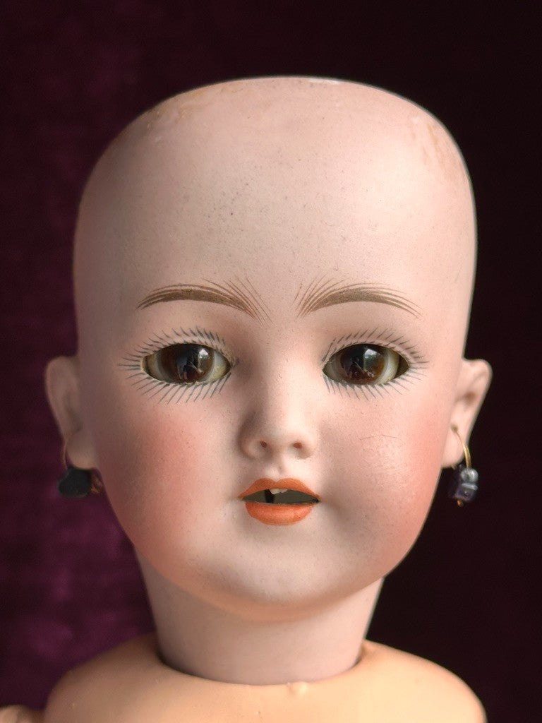 Antique German 14” Simon Halbig 1249 SANTA Bisque Head Doll