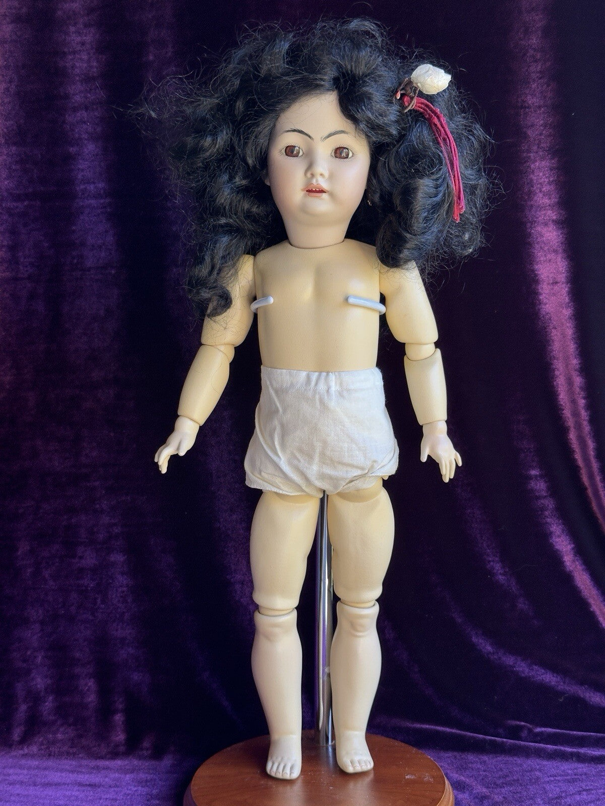 Vintage 21” Porcelain Repro. of Antique German Simon Halbig 1329 Oriental Doll