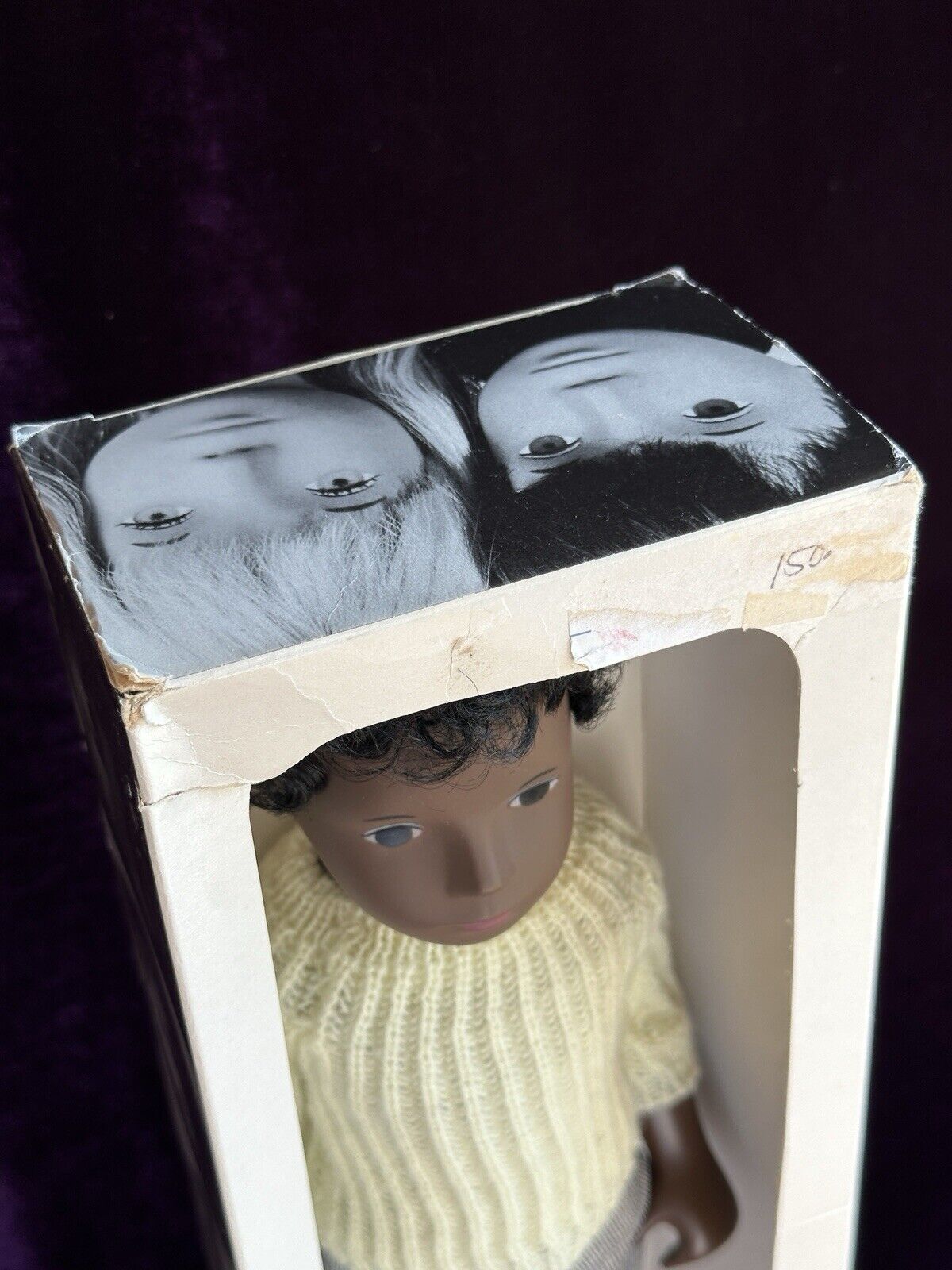 Collectible Vinyl Trendon Sasha Caleb 318 Boy Doll Made In England with Box