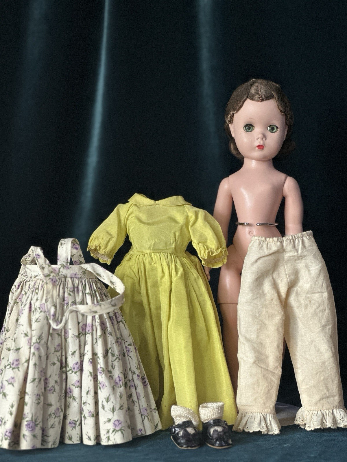 Lot of 5 Vintage 1950s Madame Alexander Little Women 14" Dolls Tagged Dresses