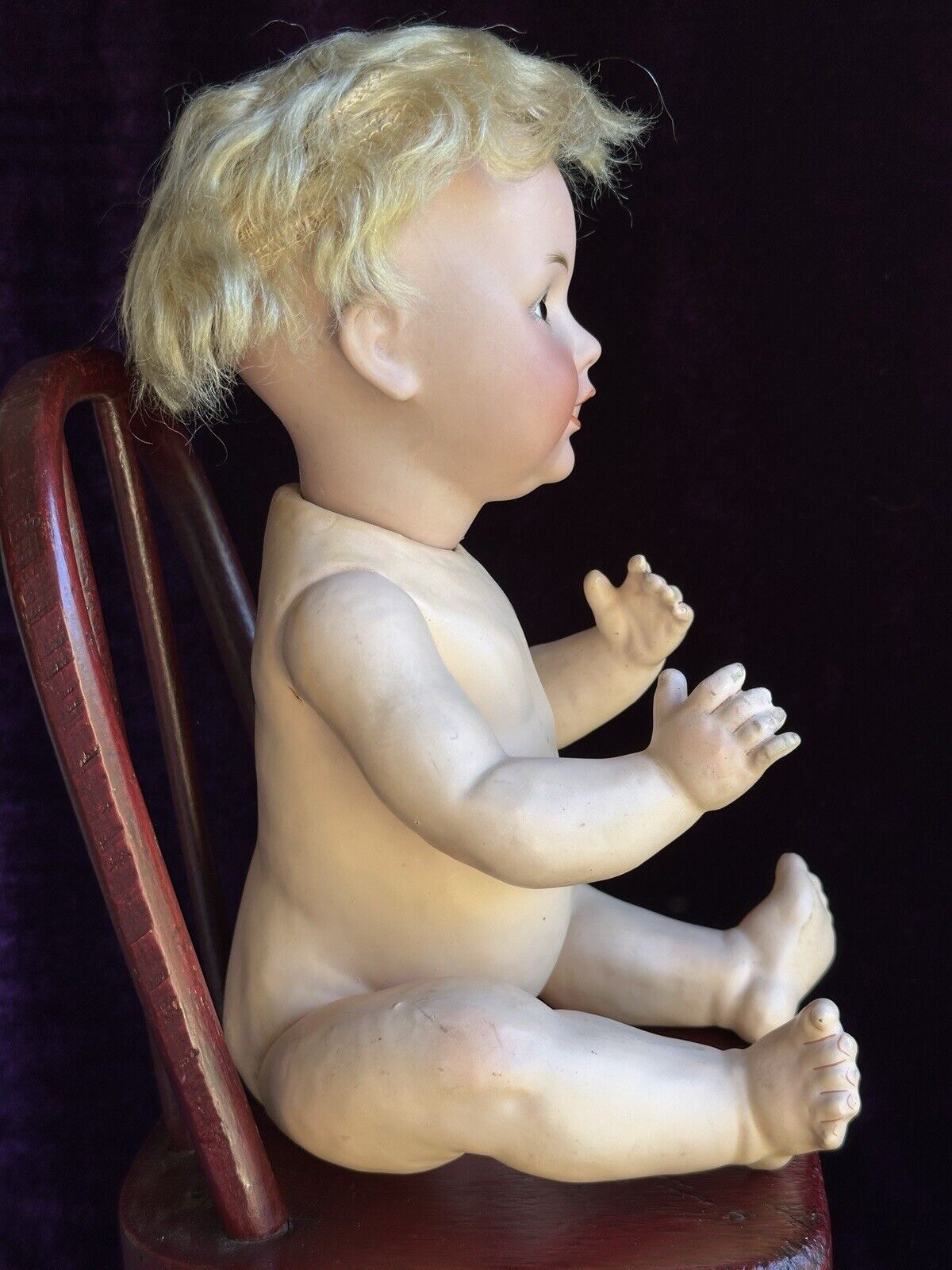 Antique German 15" JDK Kestner 247 Bisque Character “Baby Jean” Doll