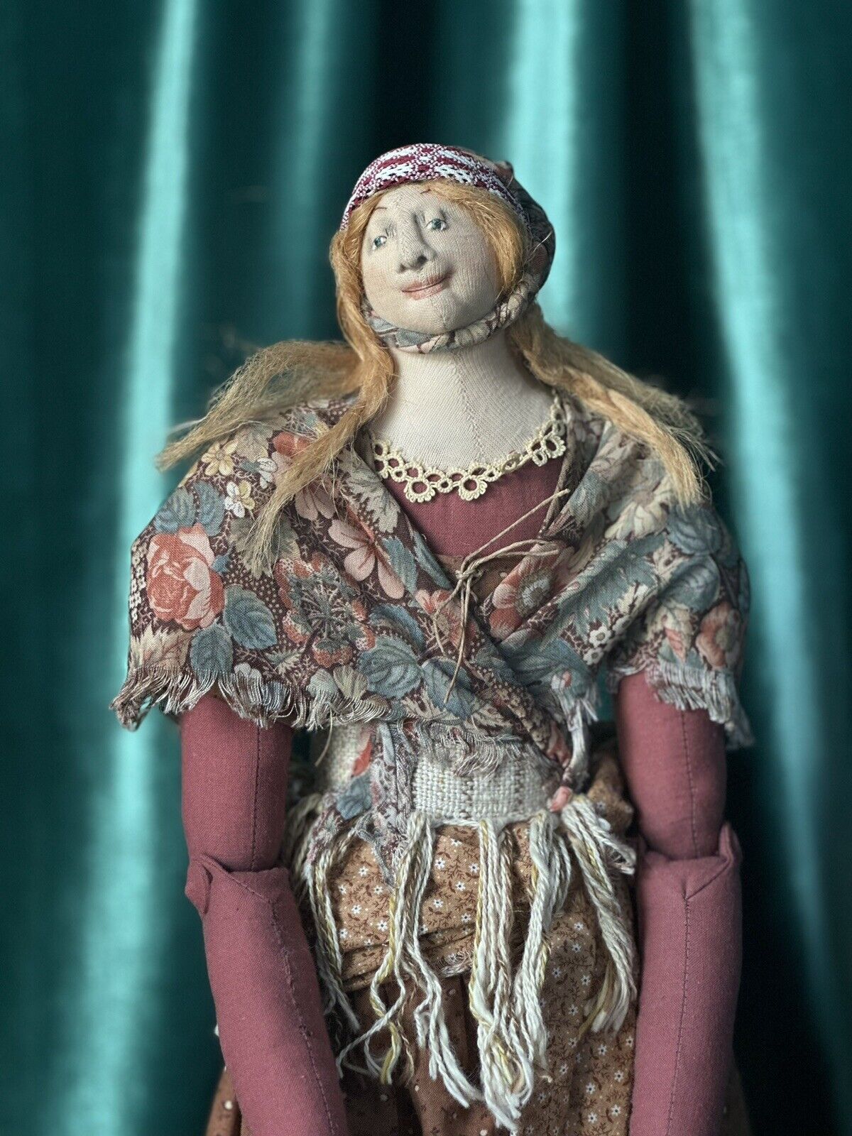 OOAK Artist Akira Blount Vintage Handmade 22” Doll