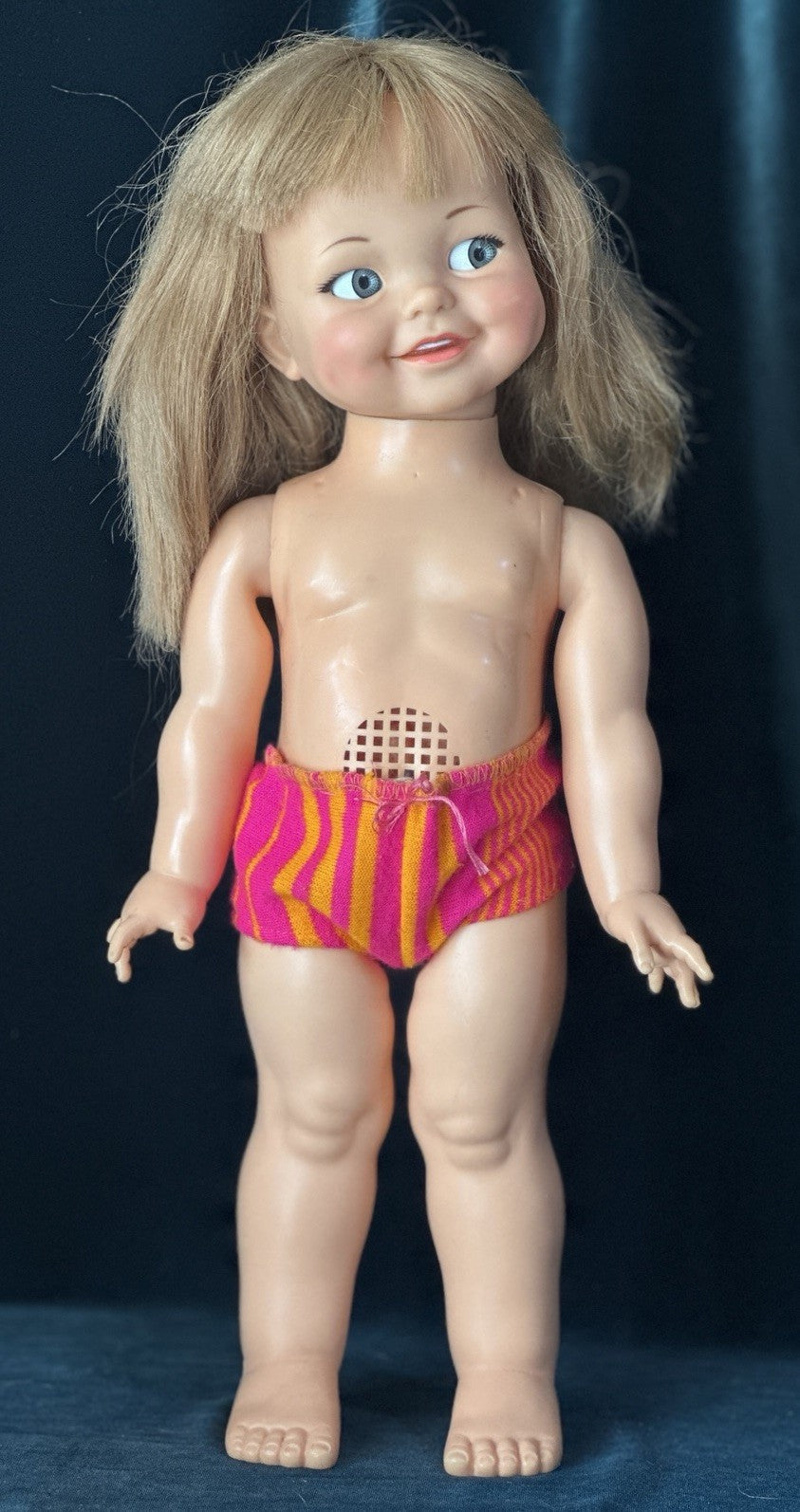 Lot Of 2 Vintage 1960’s Ideal Hard Plastic/Vinyl Giggly Dolls Flirty Eyes