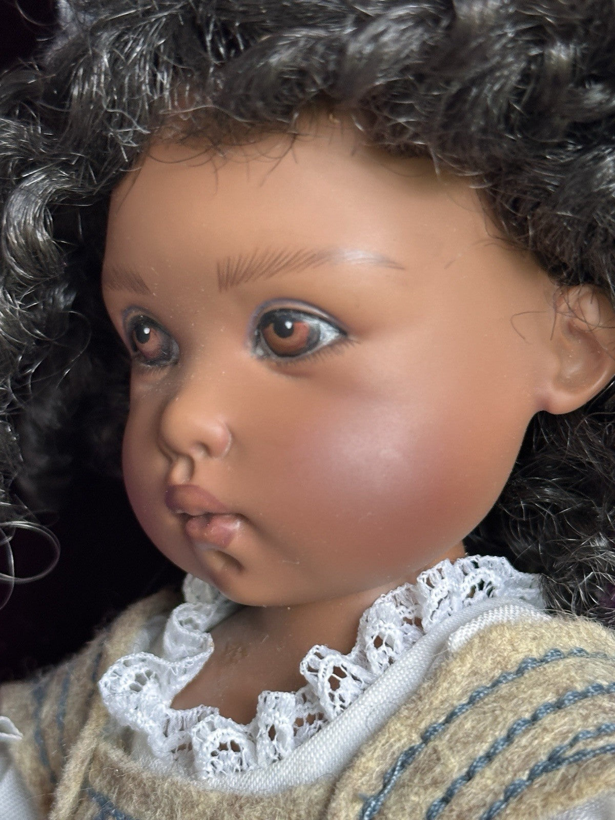 Helen Kish & Company Bitty Belle Magnifique 11" African American Doll with Tag