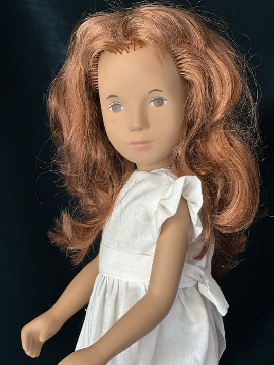 Collectible England Vinyl Sasha Auburn Hair 108 Party Dress Girl Doll