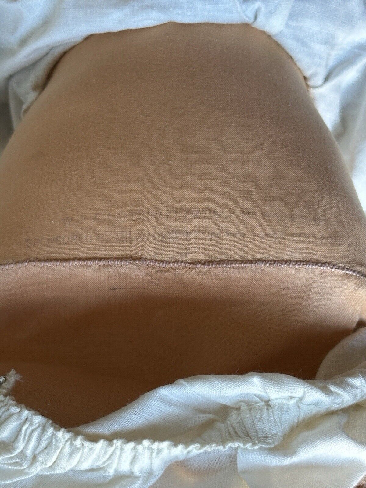 Vintage American 22” All Original WPA Milwaukee Stockinette Cloth Doll