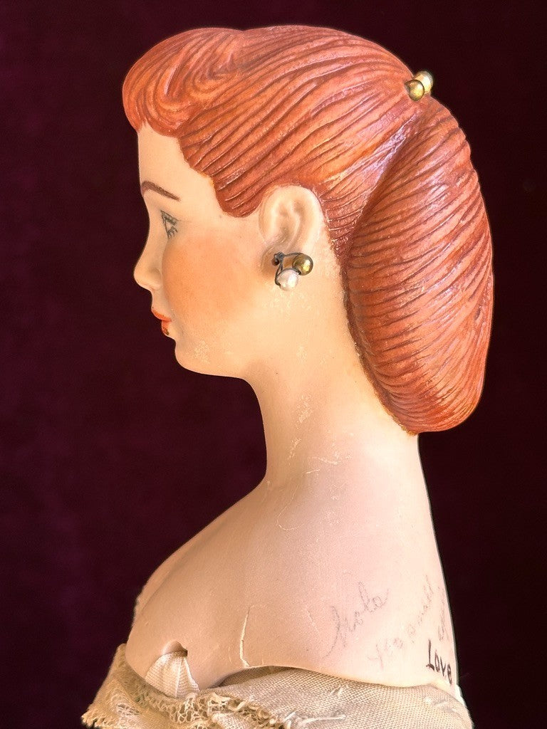 Vintage 1969 Original Artist Mold 14" Porcelain Cloth Doll