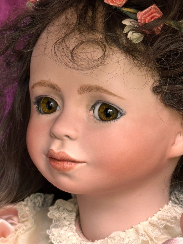 Collectible OOAK Porcelain Doll by Artist Madelaine Nell St. Clair with Tag