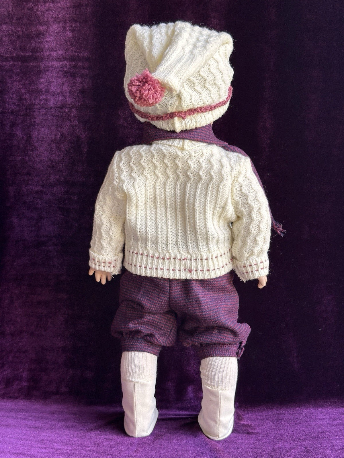 Rare 17” Porcelain/Compo Reproduction of Simon Halbig 1488 Boy Doll