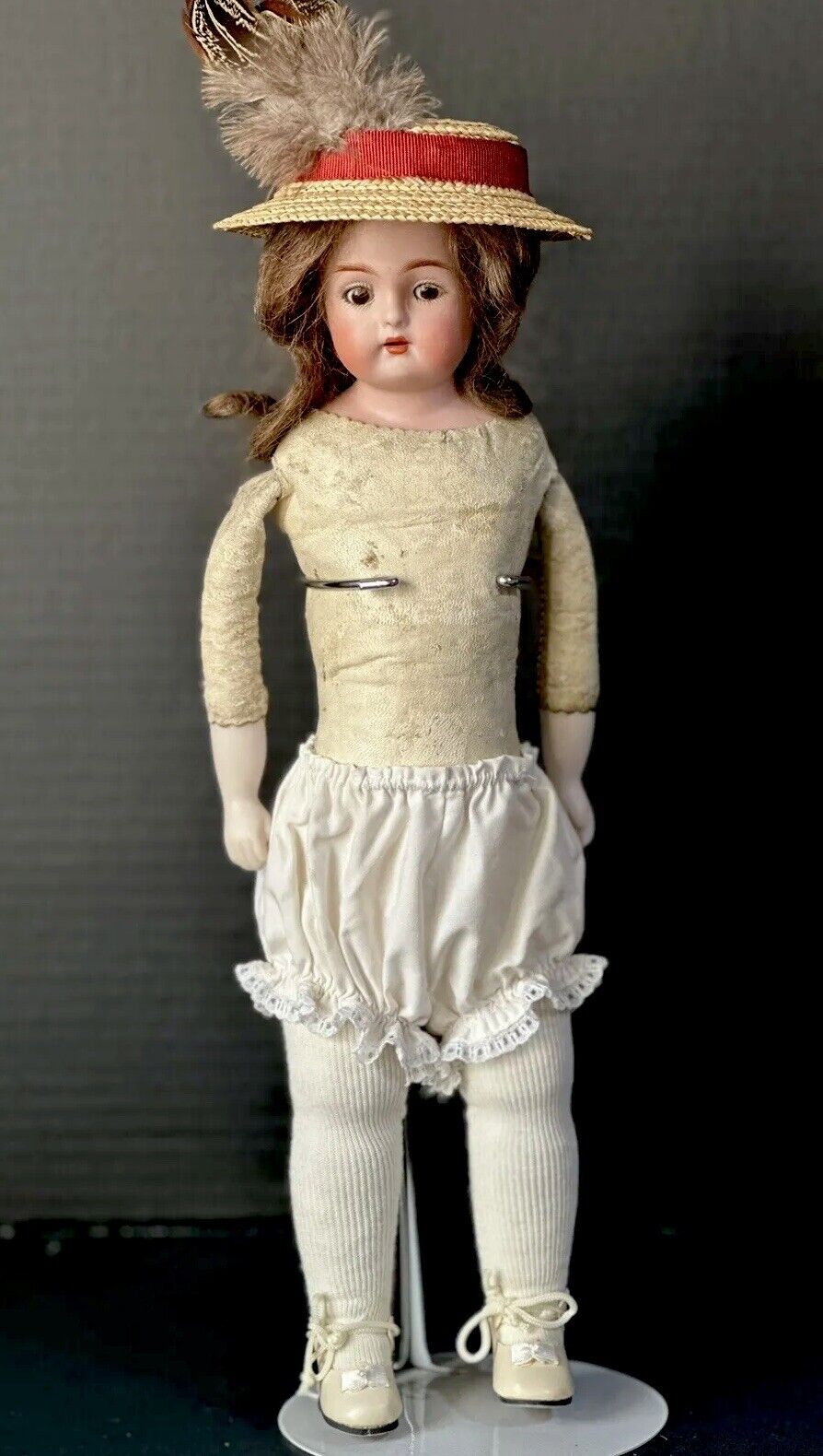 Antique German Kammer & Reinhardt Mold 245 (?) Bisque Shoulder Head 14” Doll