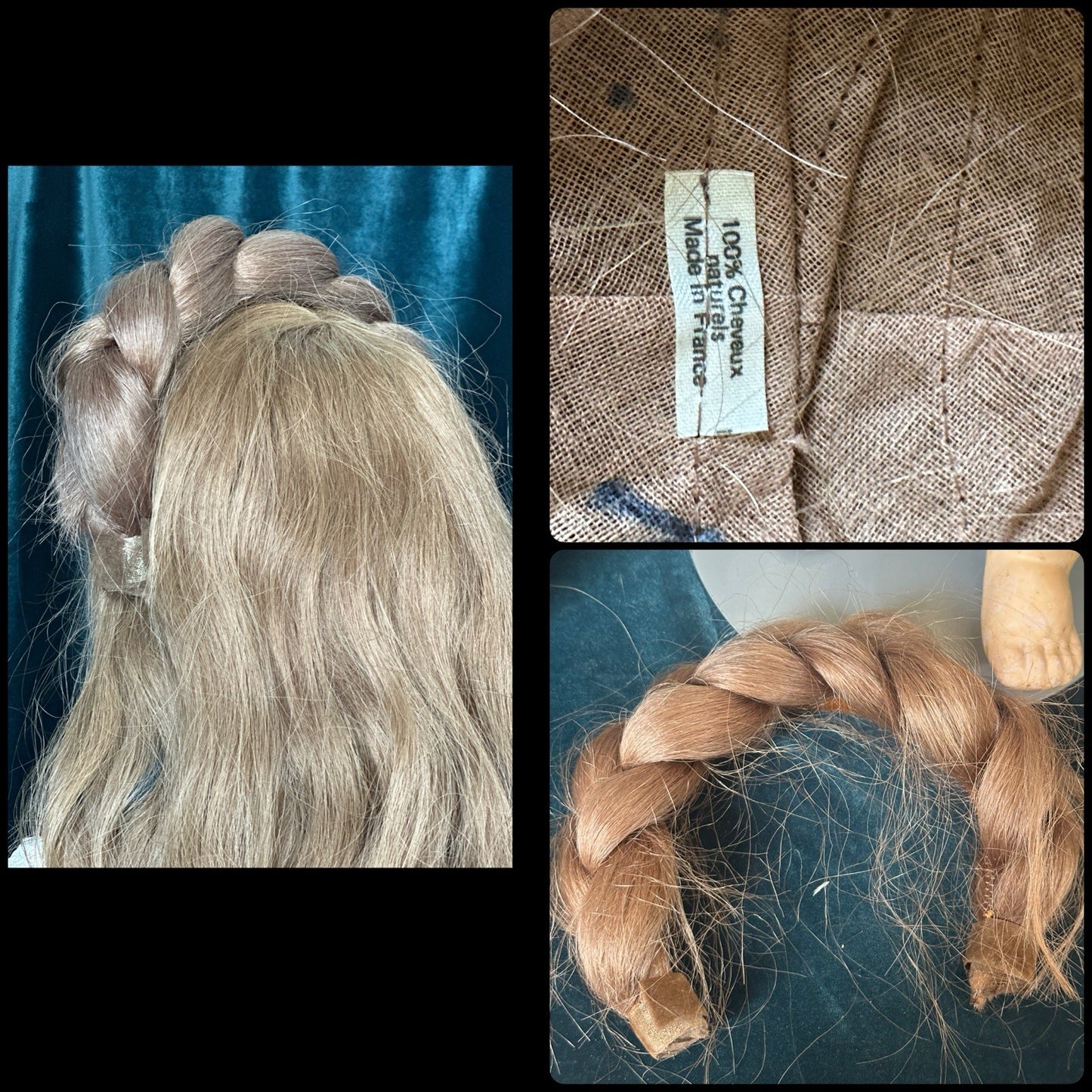 Antique German Simon Halbig and C.M. Bergmann Bisque Head 28” Doll