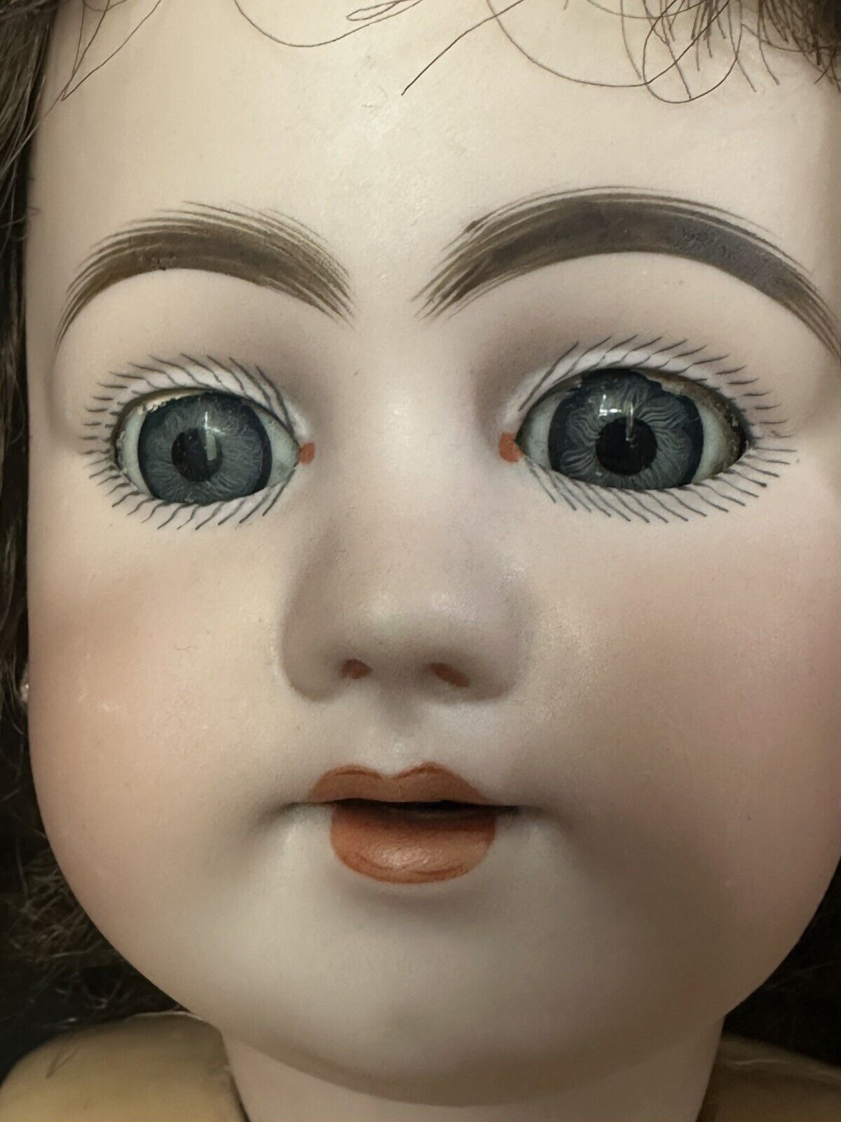 Antique German Simon Halbig Mold 1009 Dep 24” Doll Bisque Head Composition Body