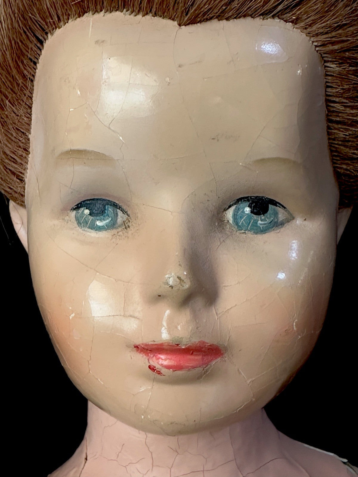 Rare Vintage 1940’s Composition 20” Monica Hollywood Doll For Restoration