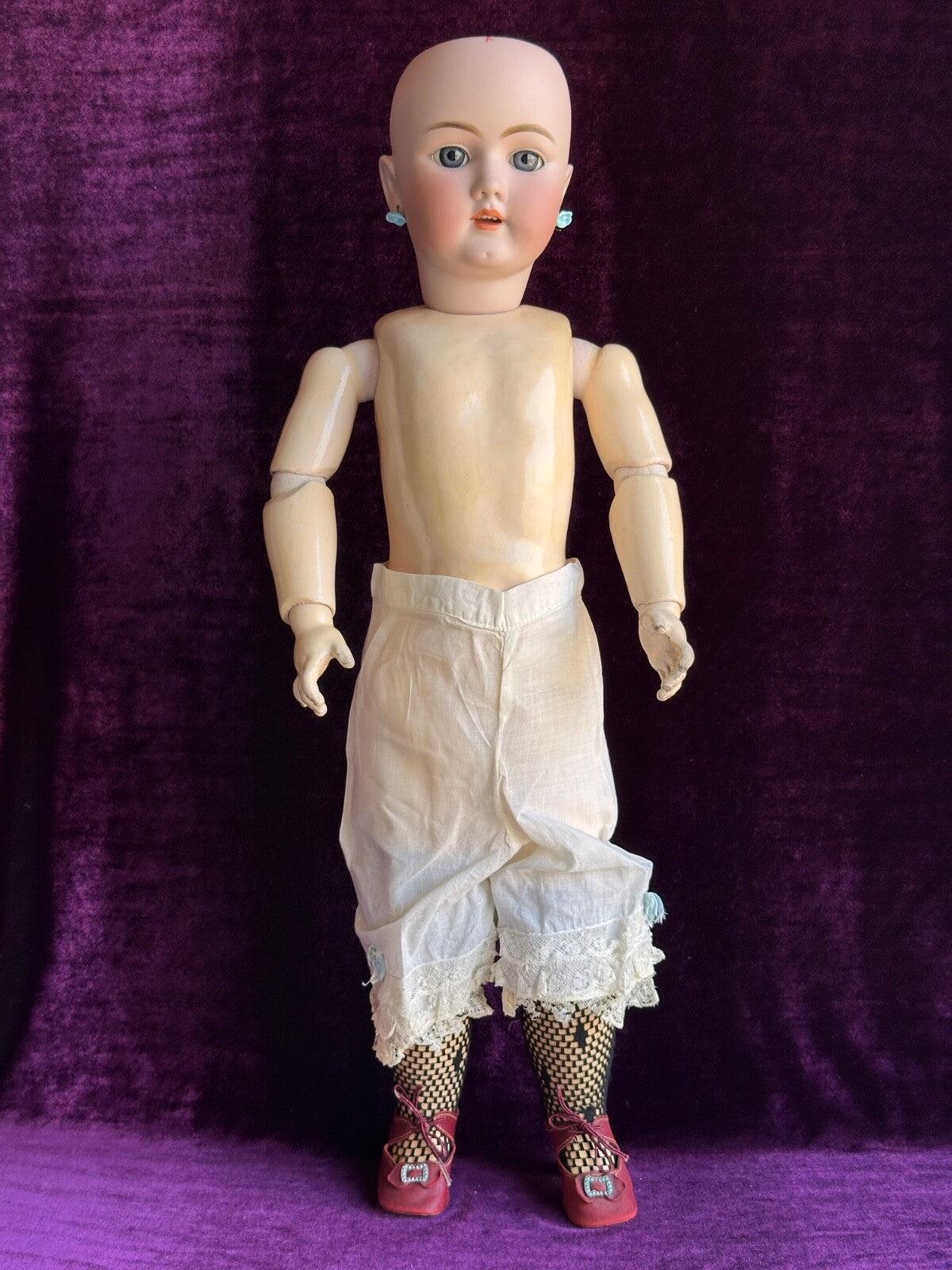 Antique German 23” Heinrich Handwerck 69 Bisque Head Doll