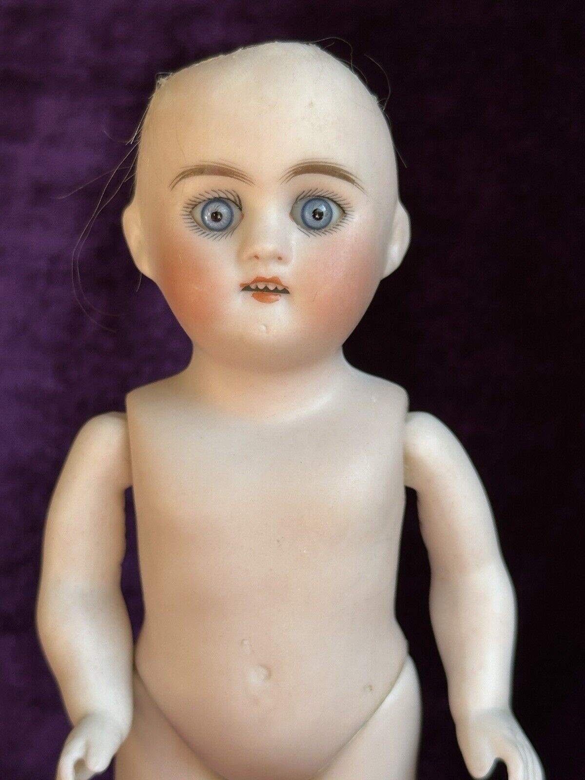 Antique German 6.25” Kestner 30 All Bisque Mignonette Doll