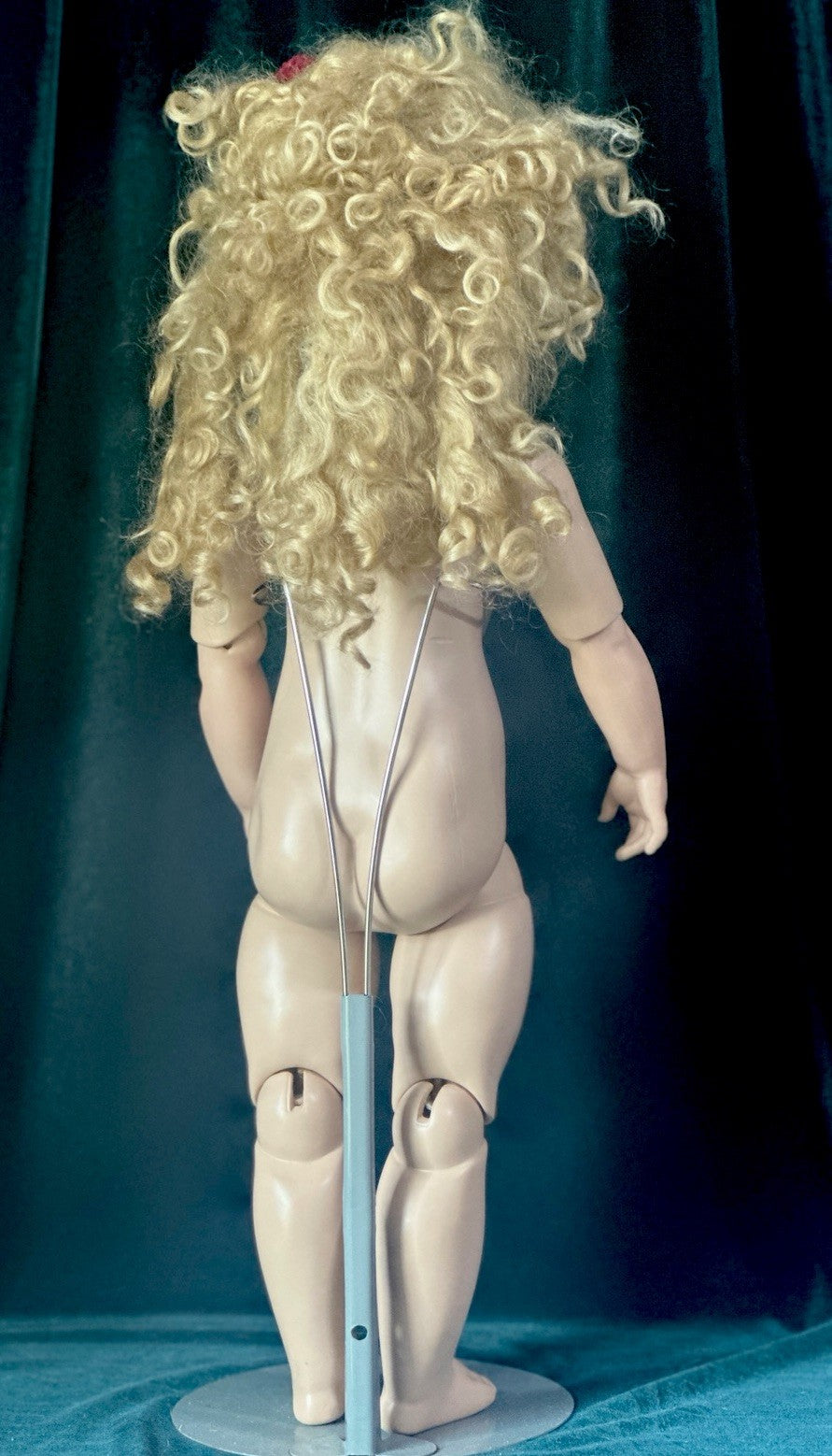 Vintage Artist Reproduction of Antique French Bru Jne 22” Doll Porcelain Head