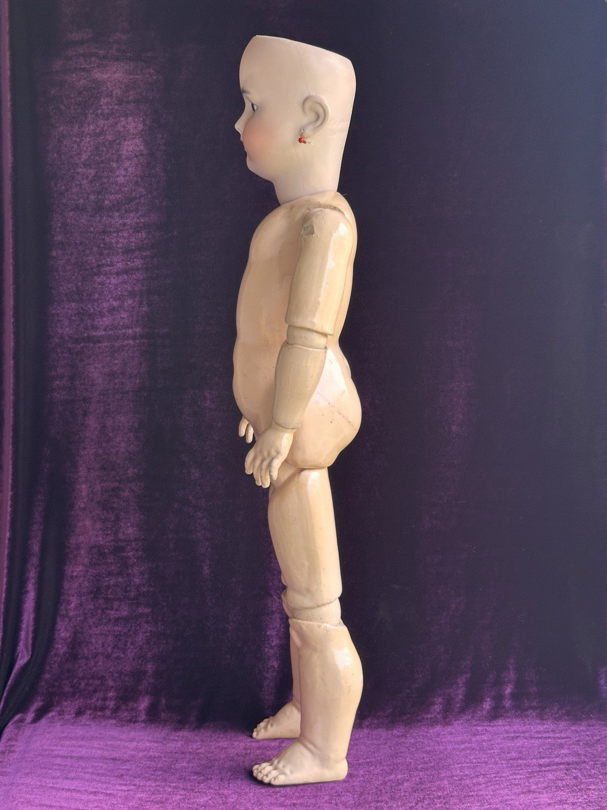 Large Antique German 29” Simon Halbig Heinrich Handwerck Bisque Head Doll