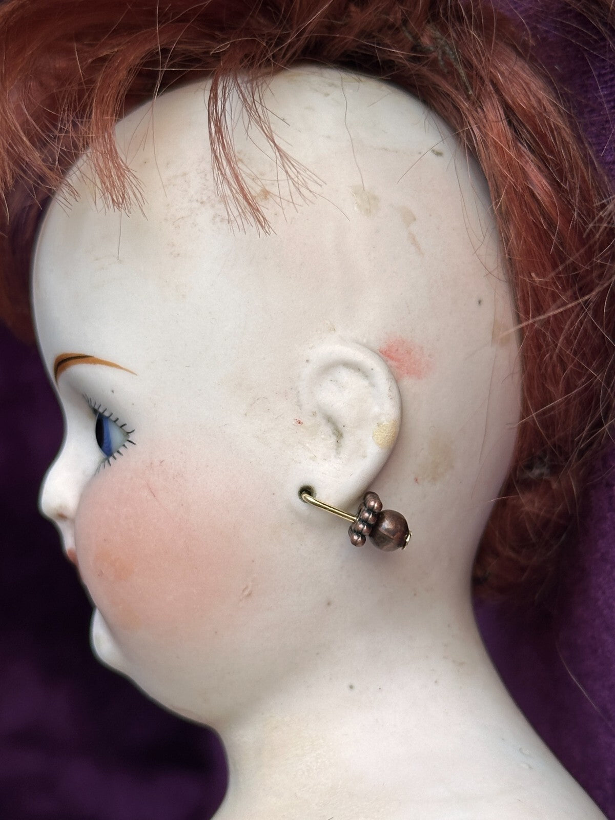 Rare Antique German 18” Belton Solid Domed Bisque Shoulder Head Fashion Doll