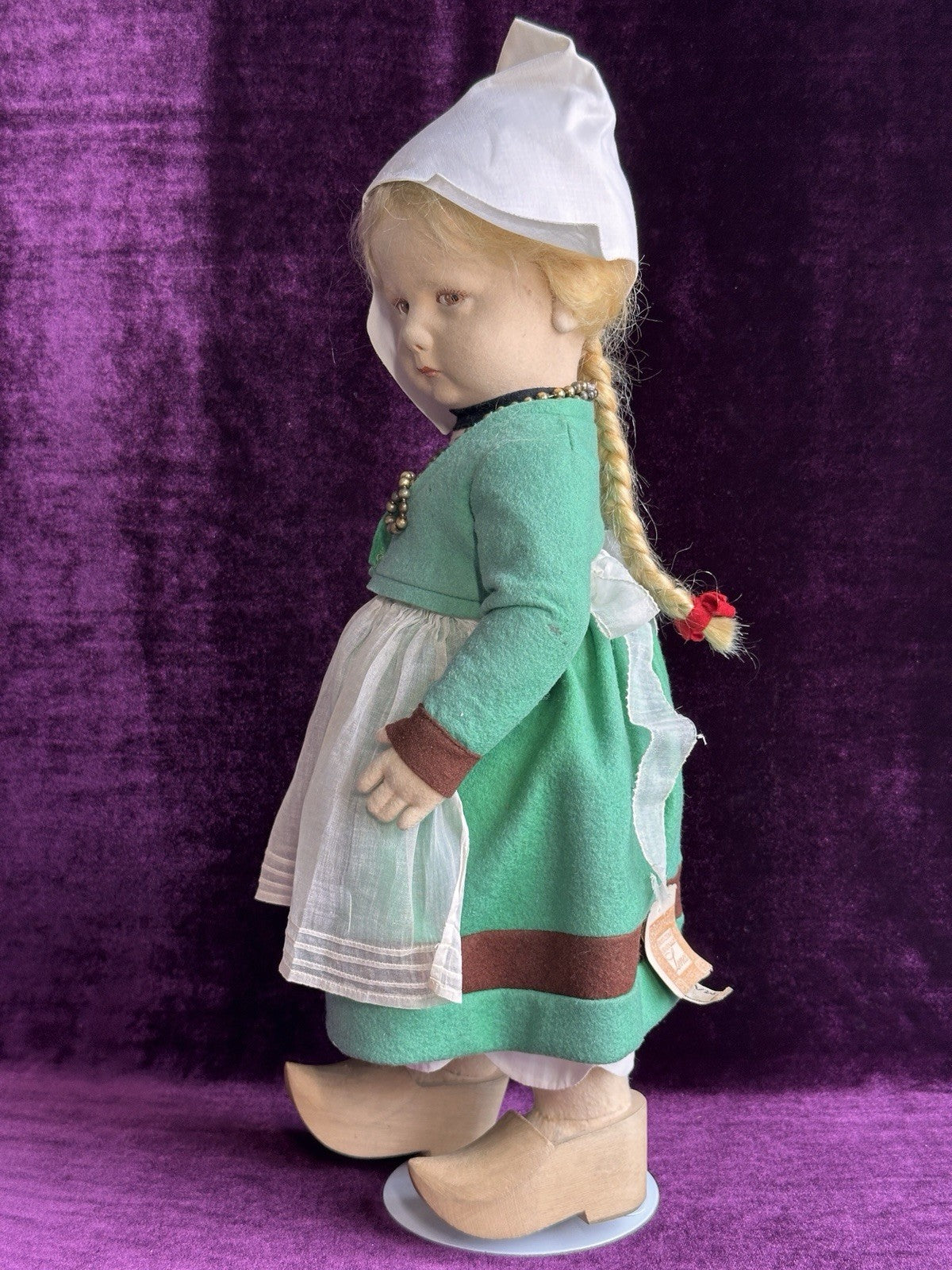 Antique 1920’s Italian Lenci 300 Series 16” Dutch Doll with Tags/Original Box