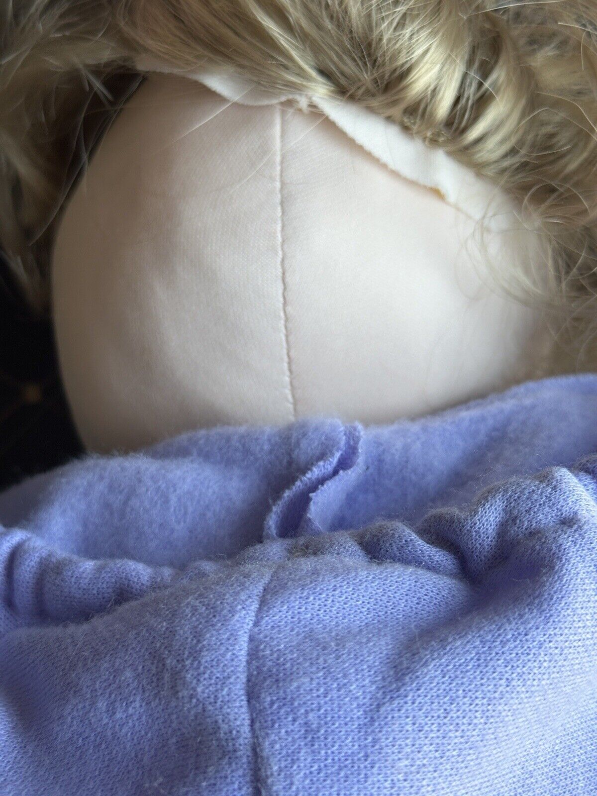 Handmade 18” Stockinette Cabbage Patch Style Cloth Baby Doll