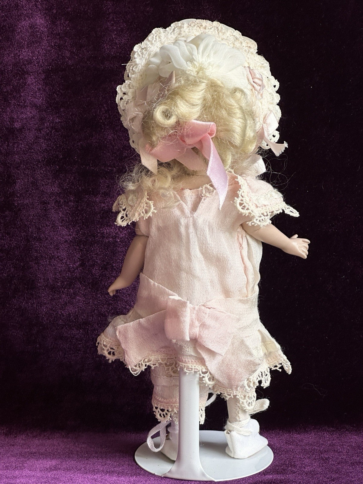 Miniature Porcelain 8” Reproduction of Antique French Bru Jne Doll