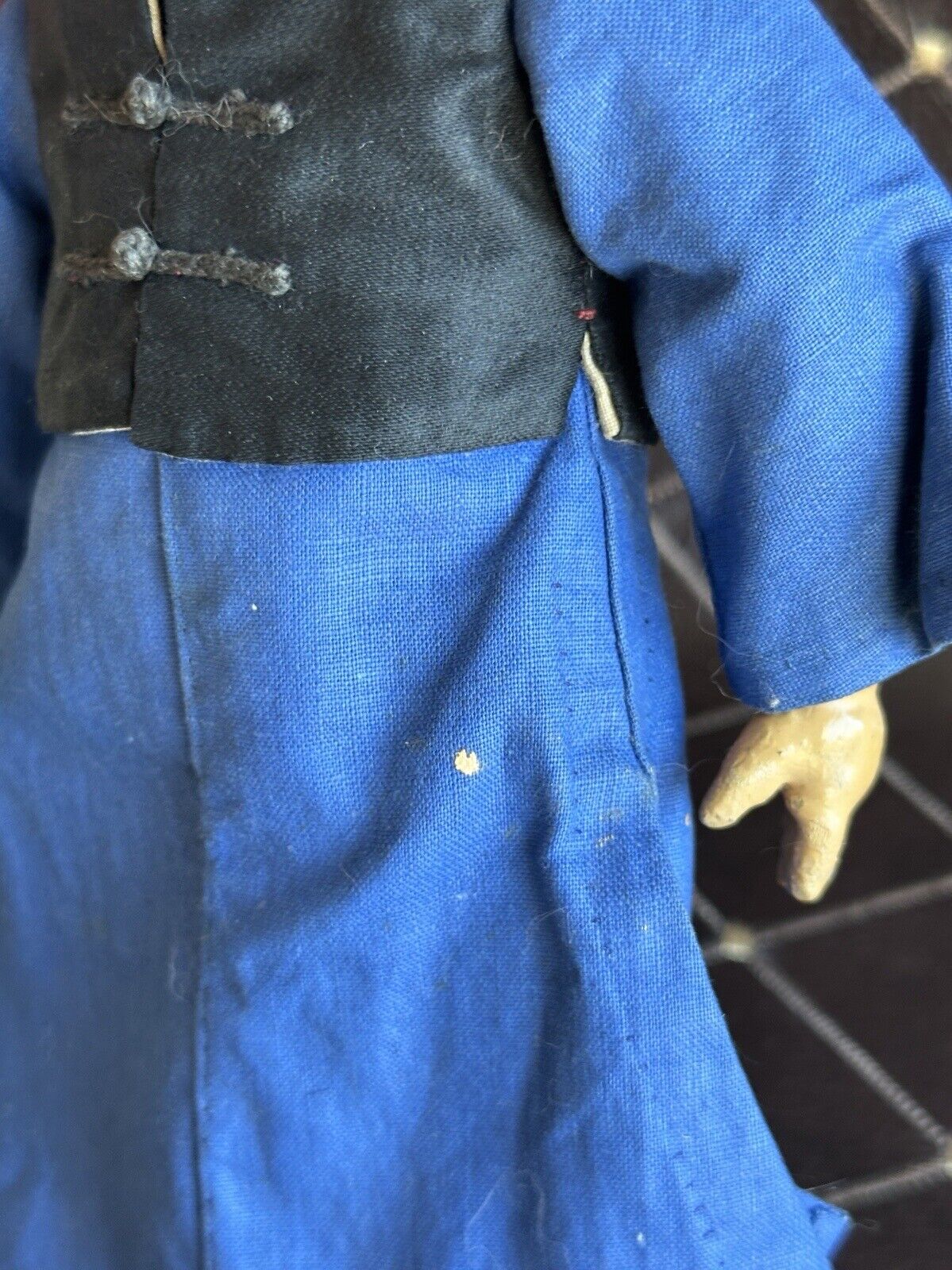 Antique Chinese Martha Chase Style FIve Finger Ching Child Missions Doll