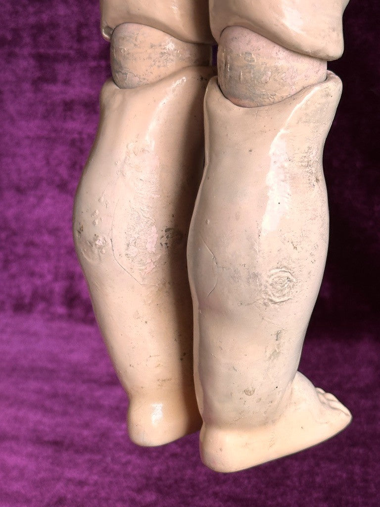 Rare Antique German 21" Franz Schmidt 53 Bisque Head Doll