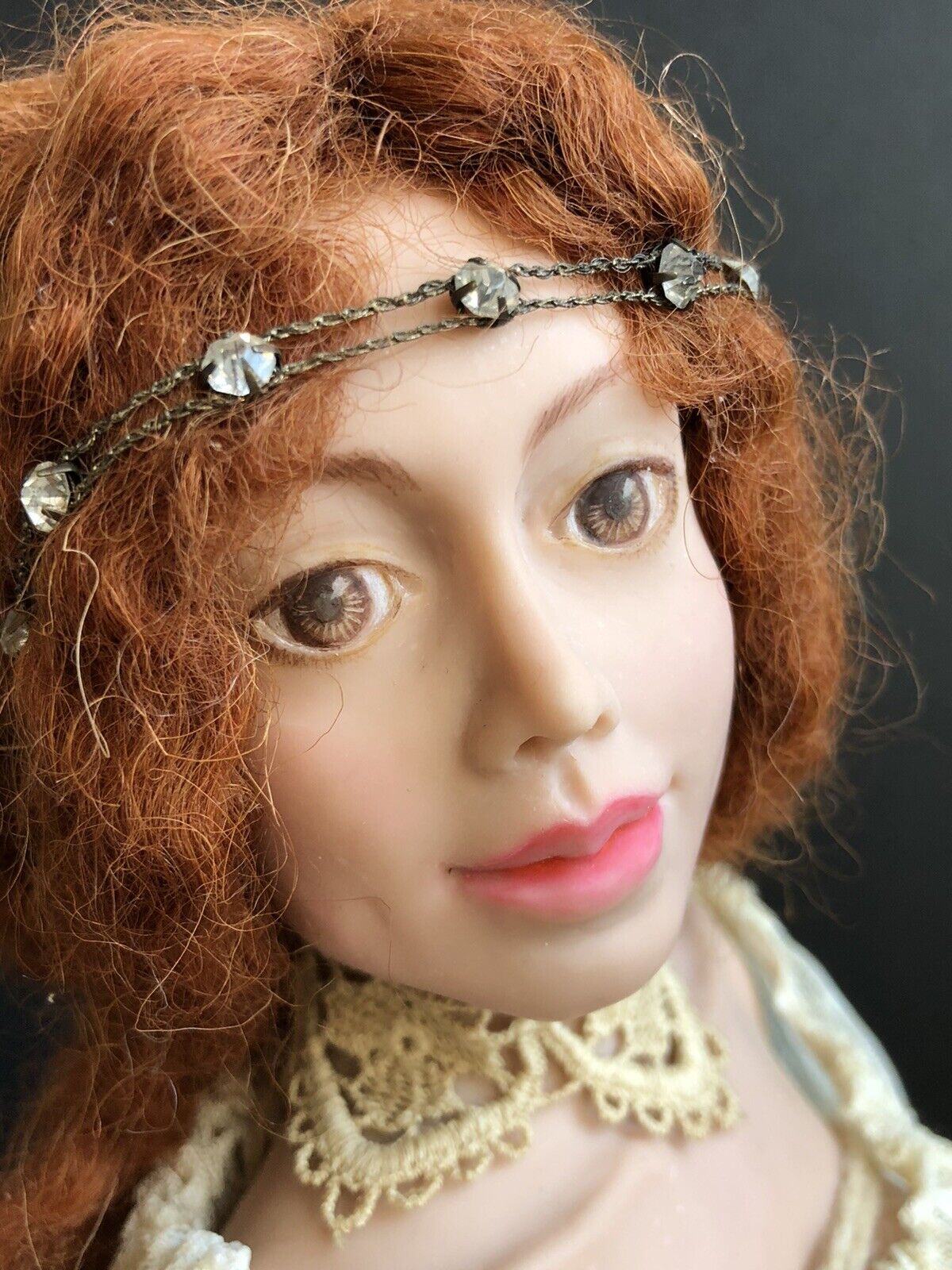 OOAK Hand Sculpted Polymer Clay Doll Emma by Monika, Monica Mechling